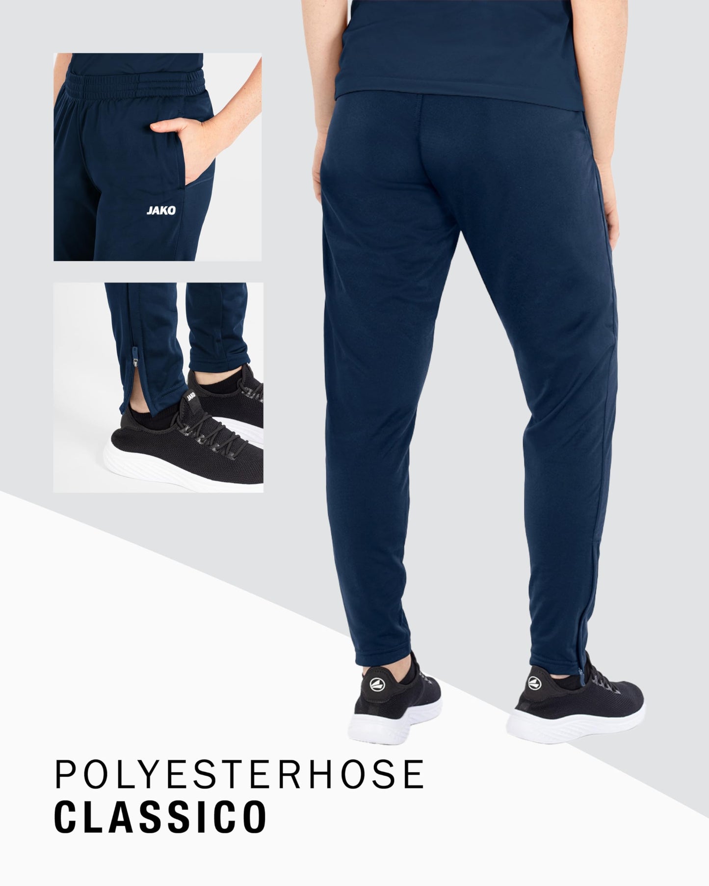 JAKO Women’s Classico Sport Pants – Jogging Pants