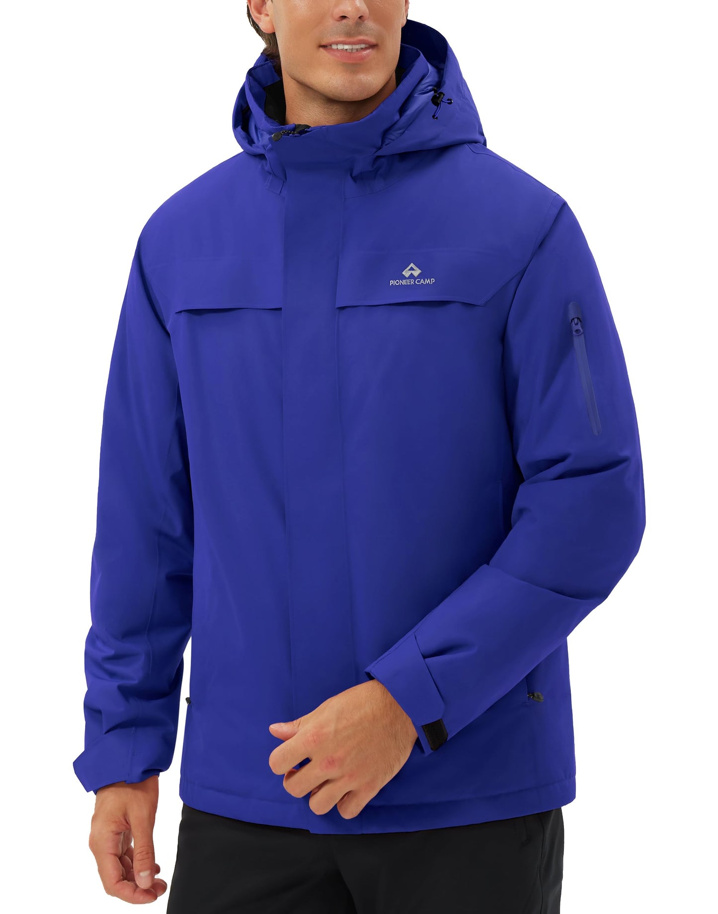 Men’s Ski Jacket – Waterproof, Warm & Breathable Snowboarding Winter Coat