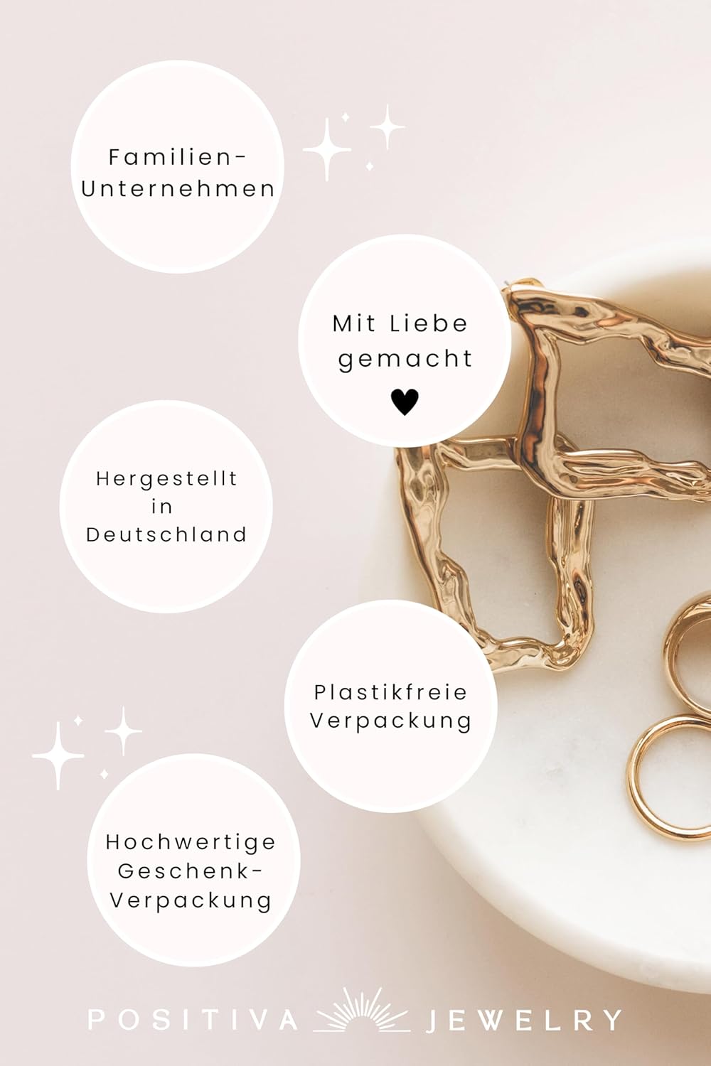 Waterproof Gold Ring for Women