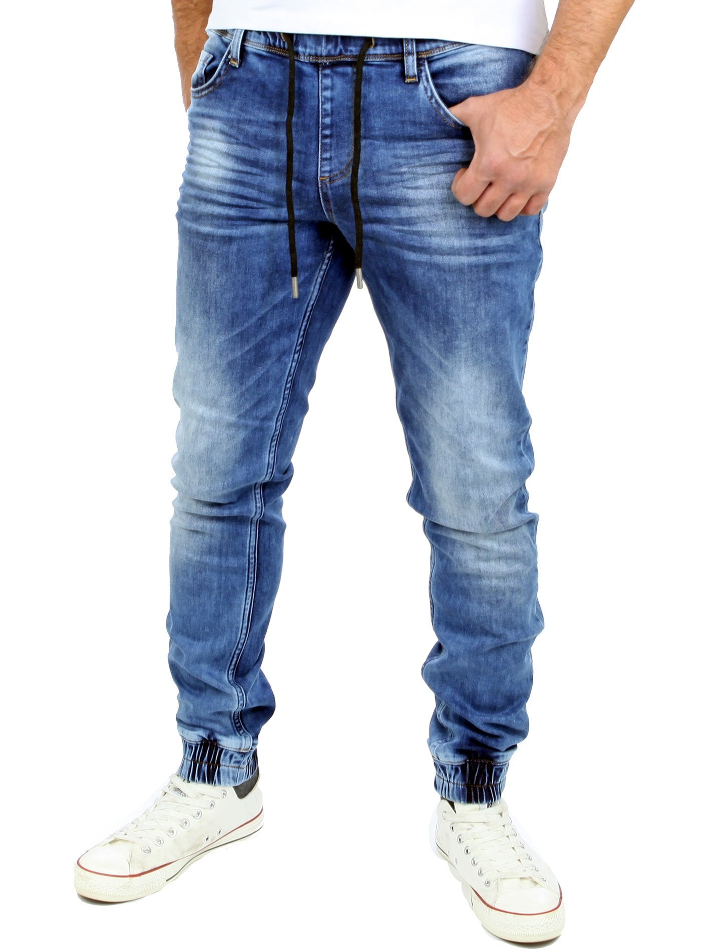 Reslad Men’s Slim Fit Jogger Jeans