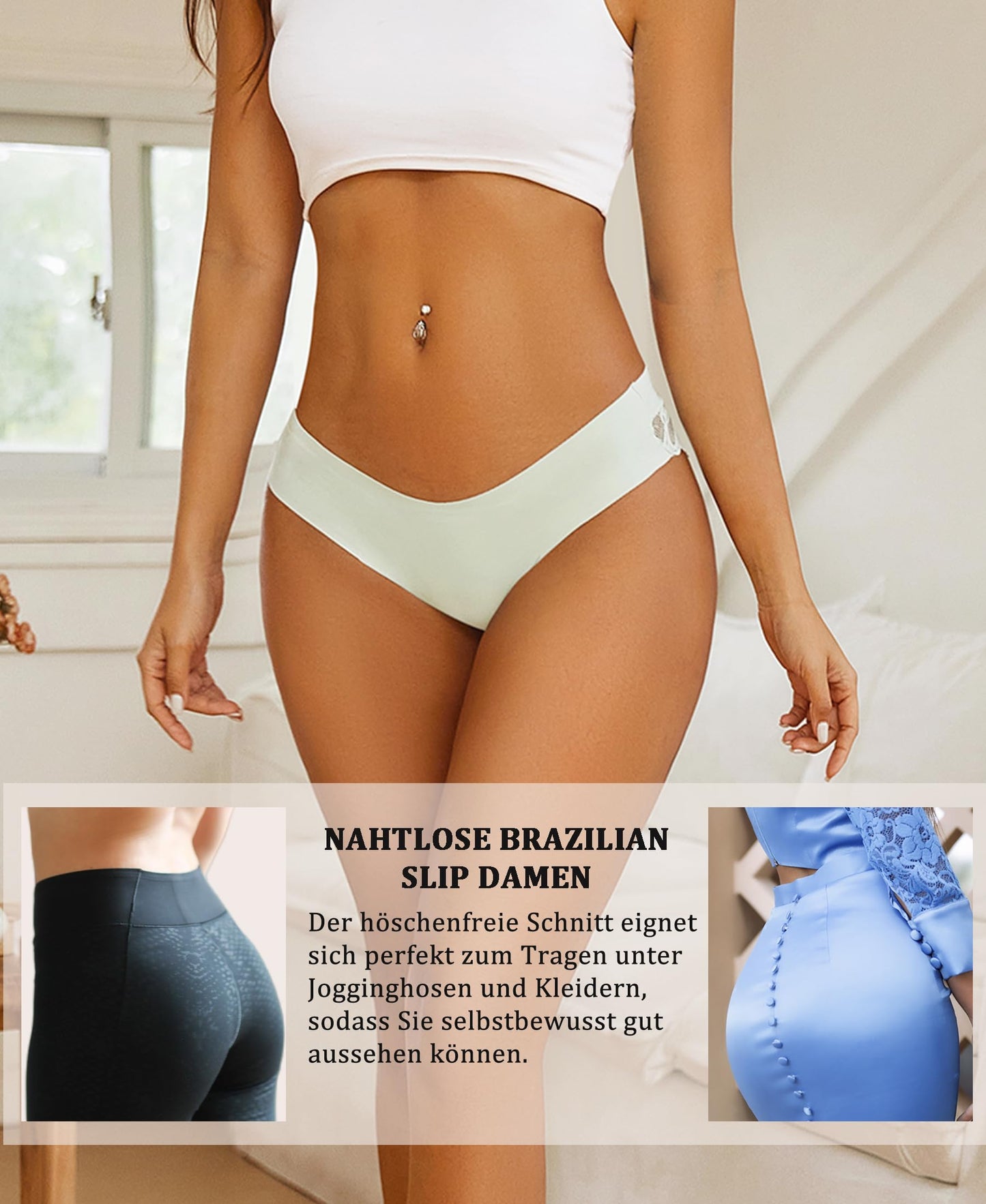 Women’s Lace Seamless Underwear Pack of 6