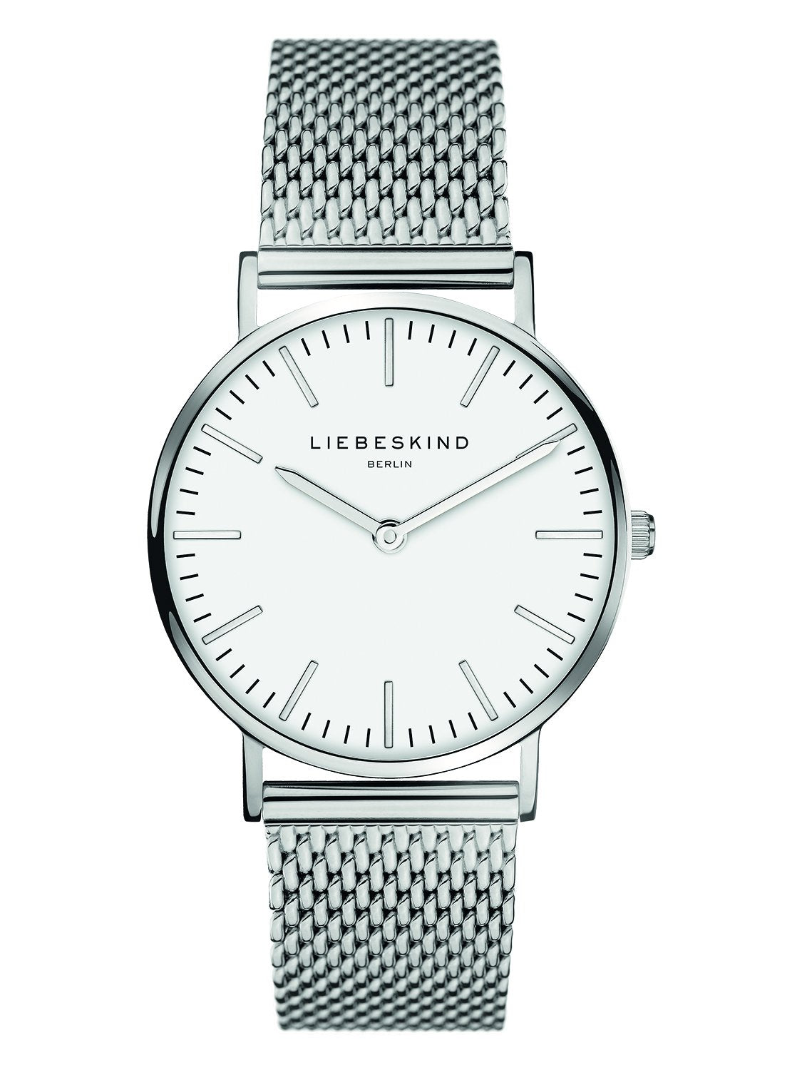 Liebeskind Berlin stainless steel watch with adjustable mesh strap