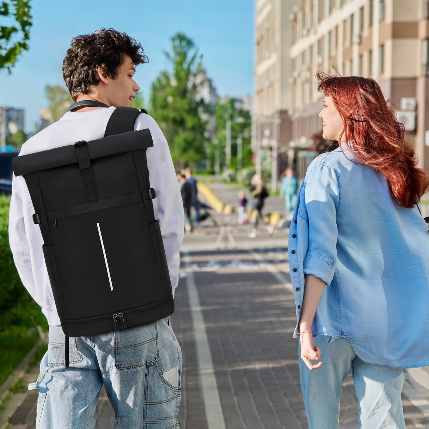 Myhozee Rolltop Backpack for Men and Women