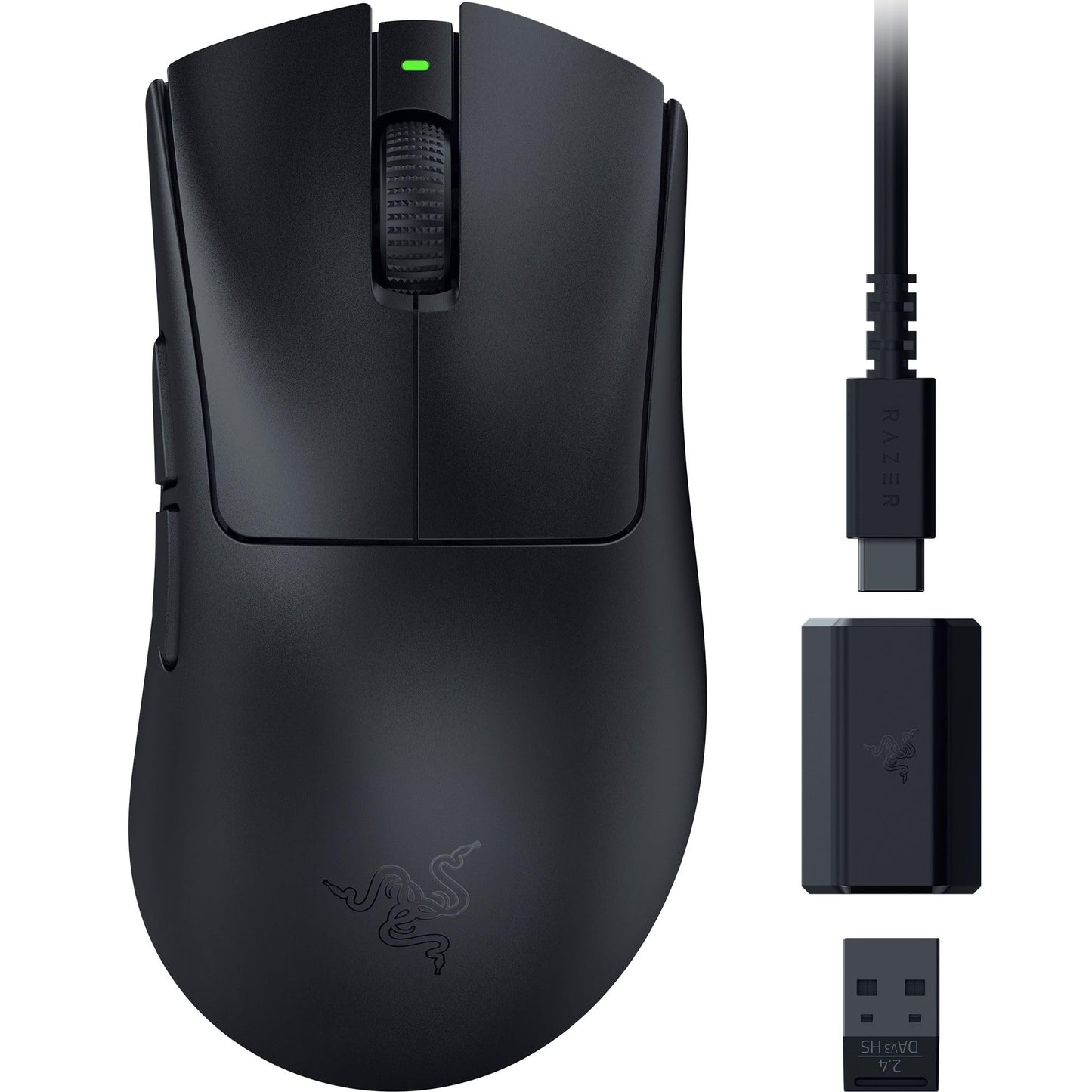 Razer DeathAdder Essential (2021) - Kabelgebundene Gaming-Maus mit Optischem Sensor mit 6400 DPI (5 programmierbare Tasten, Ergonomischer Formfaktor, 10 Millionen Klicks Lebensdauer) Schwarz