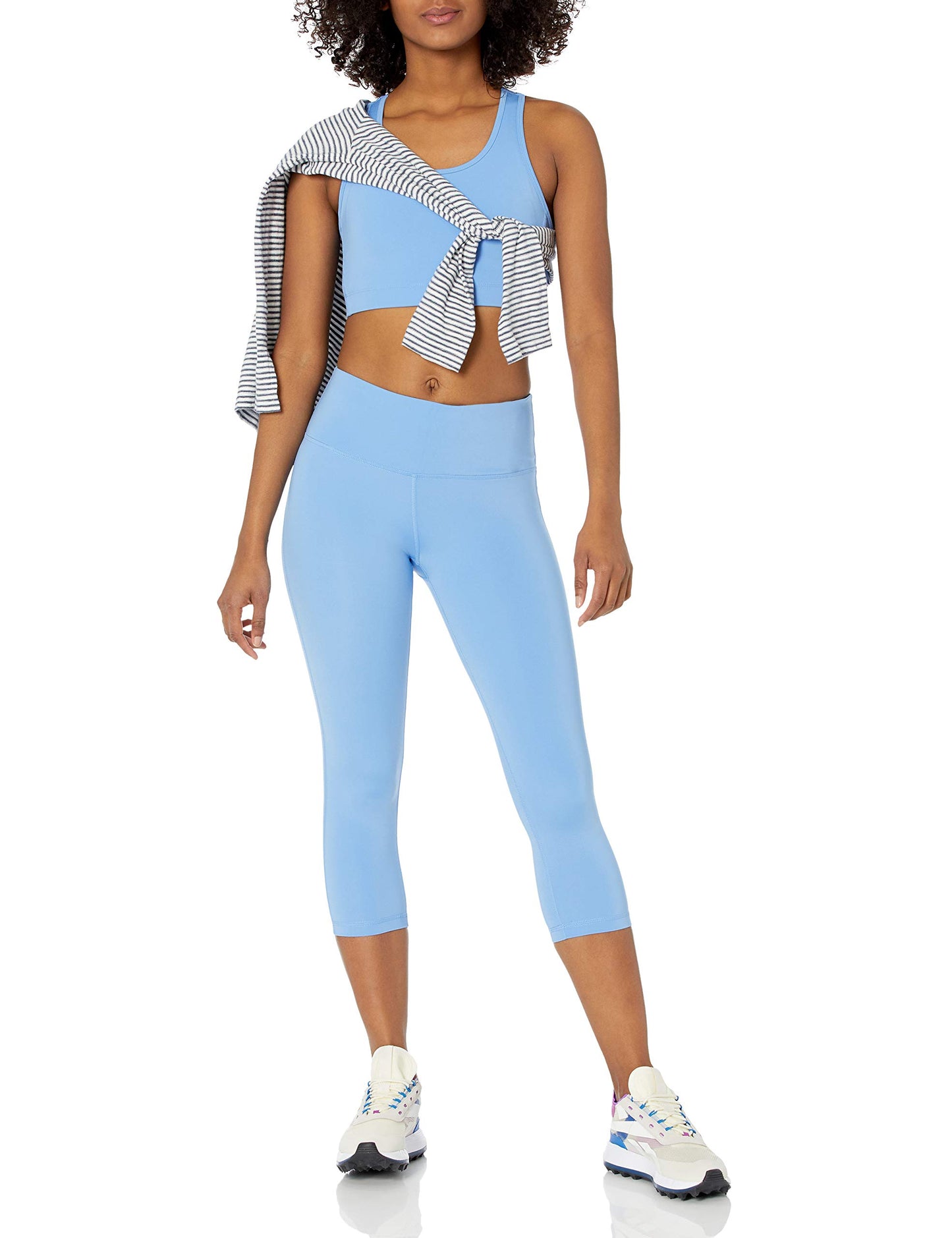 Essentials Women’s Active Sculpt Mid-Rise Capri Leggings