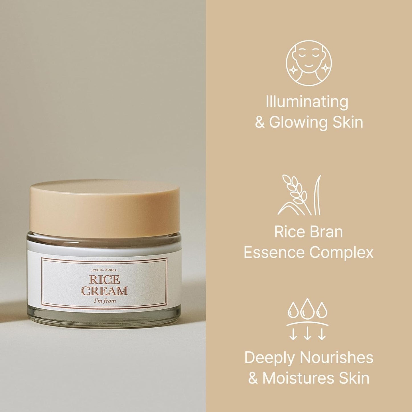 I’m From Rice Cream – 41% Rice Bran Essence Moisturizer