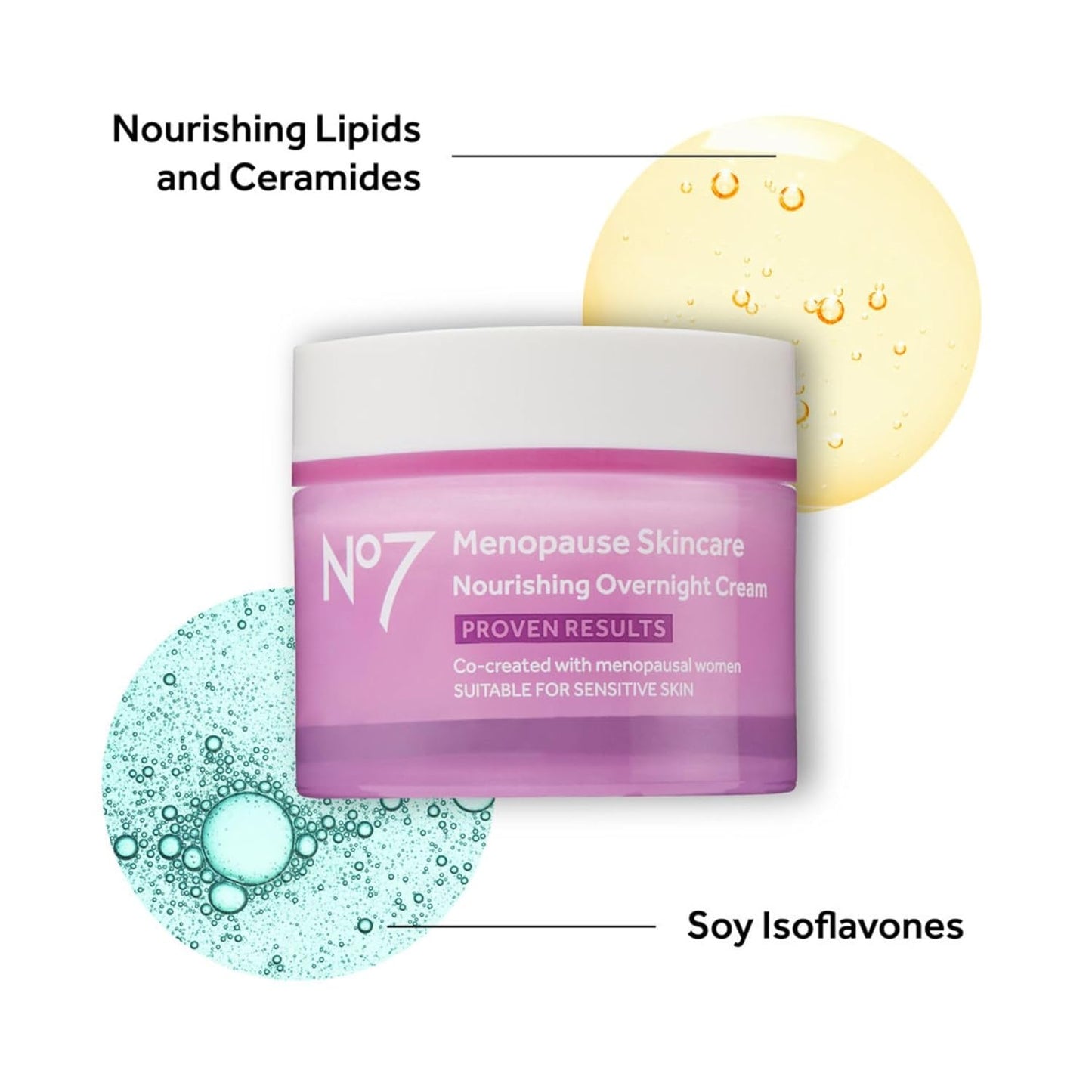 No7 Menopause Skincare Nourishing Overnight Cream