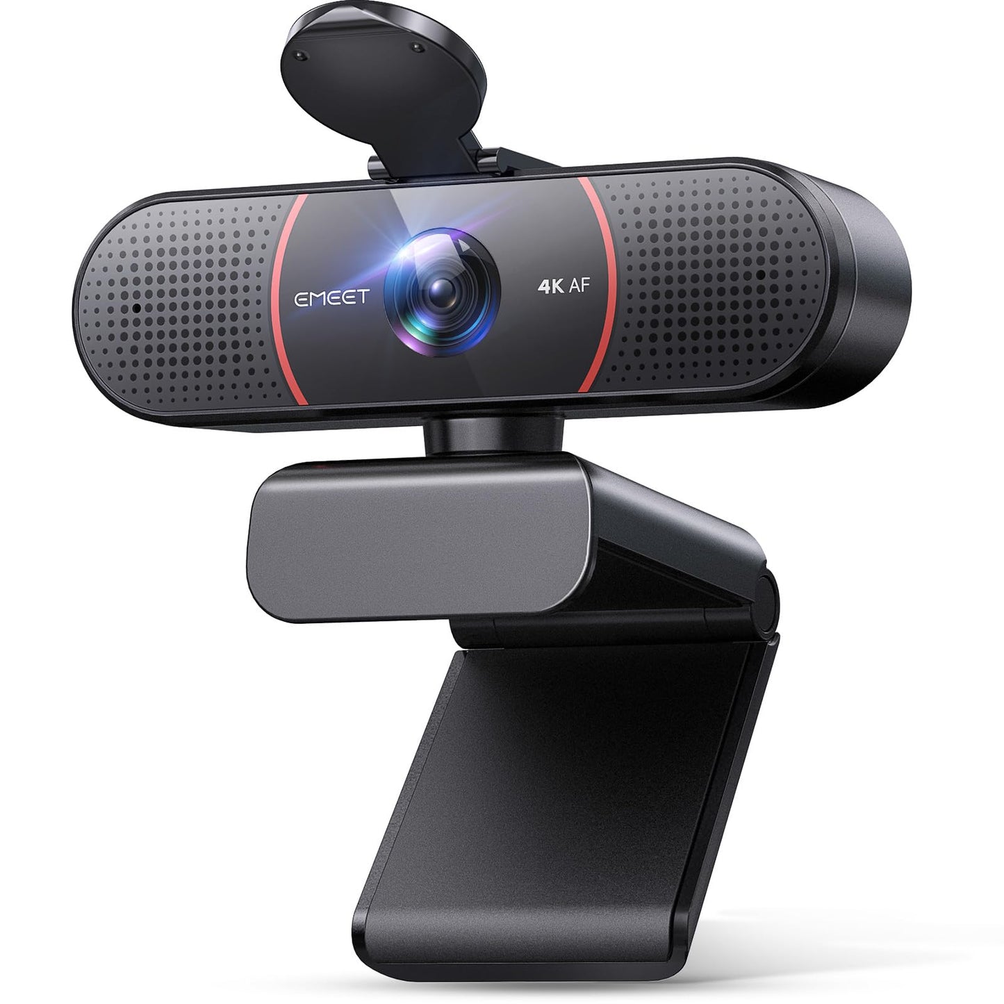 EMEET Full HD Webcam - C960 1080P Webcam mit Objektivabdeckung & Dual Mikrofon, 90 ° Streaming Kamera mit Automatische Lichtkorrektur, Plug & Play, für Linux, Win10, Mac OS