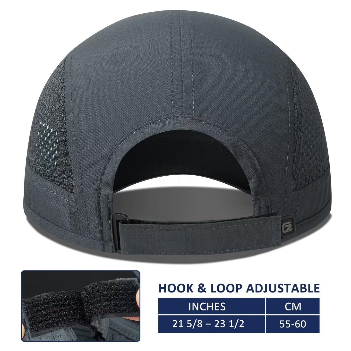 GADIEMKENSD Folding Outdoor Hat UPF 50+ Sun Protection Mesh Sport Hat