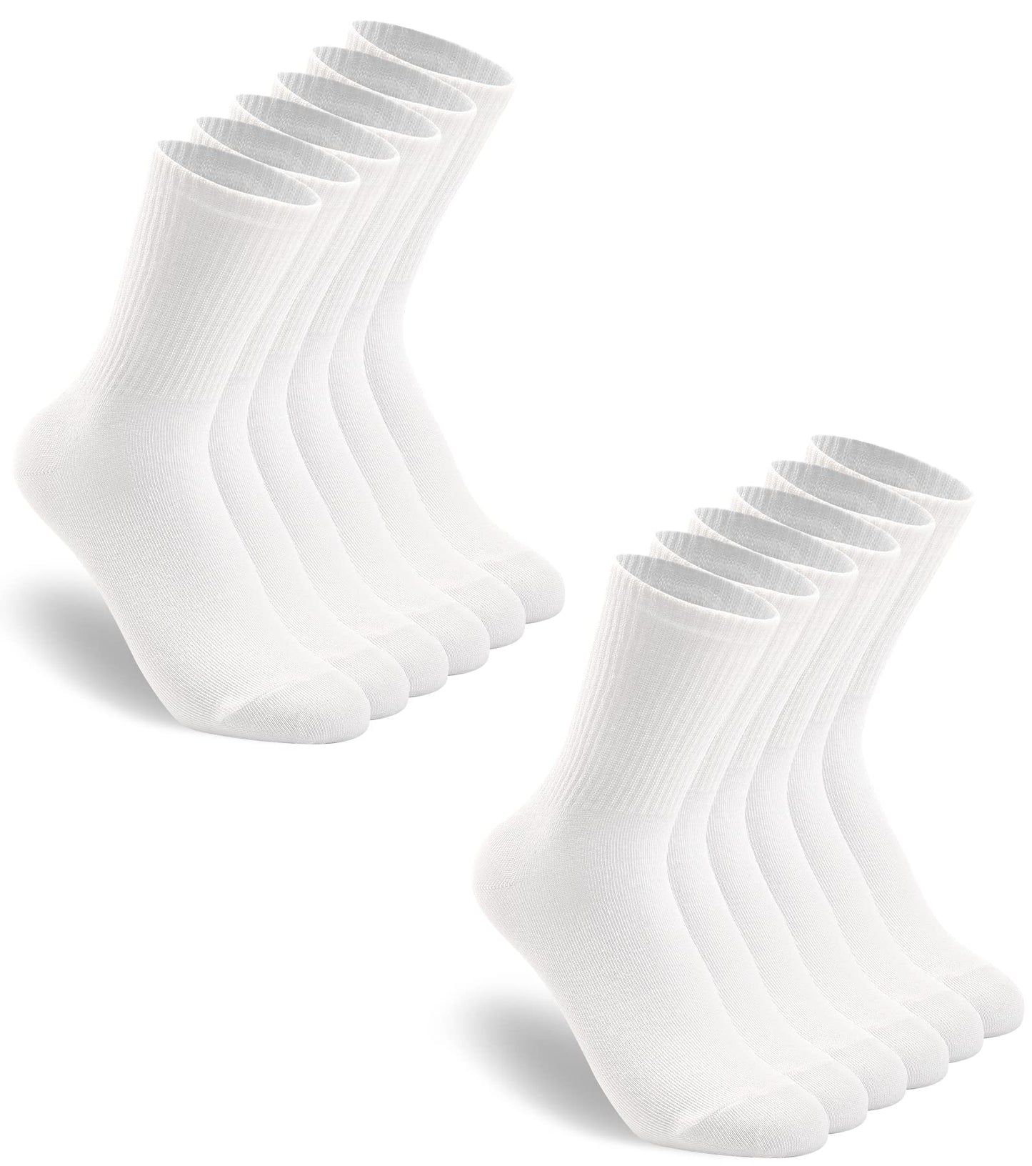 HAVE A TREE Women's Crew Socks – 3 to 6 Pack Lightweight Thin Casual Calf Socks