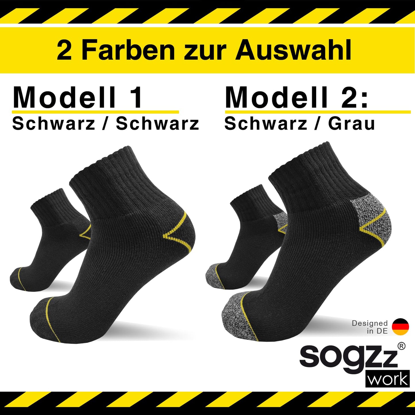 Work Quarter Socks for Men – 6-12 Pairs