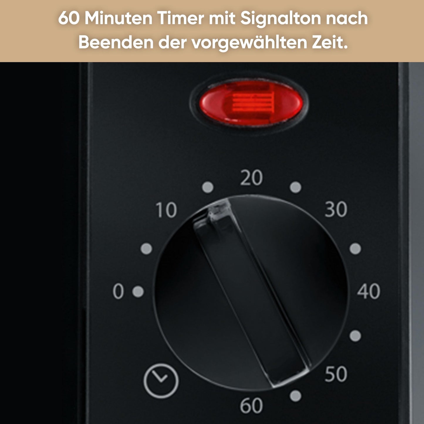 SEVERIN Mini Back- und Toastofen, kompakter Backofen inkl. Grillrost und Backblech, mit Ober- und Unterhitze, 800W, 9 L, silber /schwarz, TO 2052