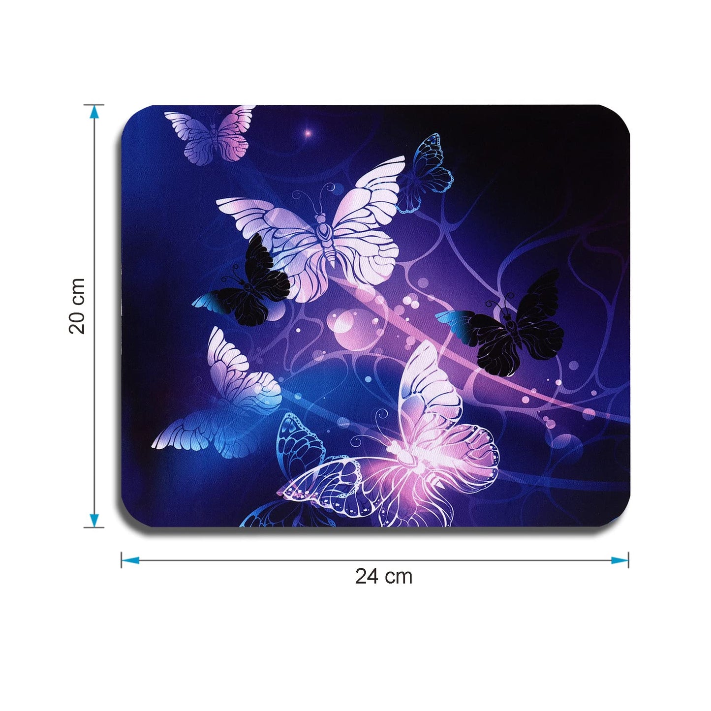 AOKSUNOVA Mauspad Office Mauspad Klein Niedliches Design 24 x 20 x 0,3 cm Mousepad mit Motiv (MF-174)