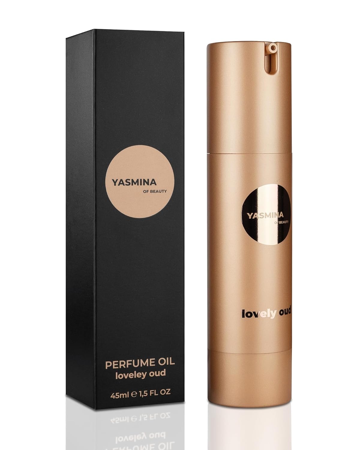 Yasmina of Beauty Lovely Oud Perfume Oil Women - Perfume Women - Intense & Elegant Orient Fragrance - 100% Alcohol-Free - Nourishing Essential Oils