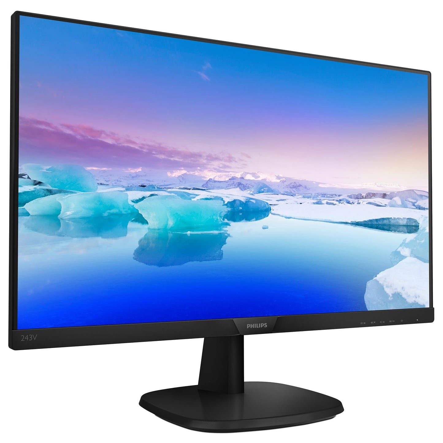 Philips 241V8L - 24 Inch FHD Monitor, AdaptiveSync (1920 x 1080, 75 Hz, VGA, HDMI) Black
