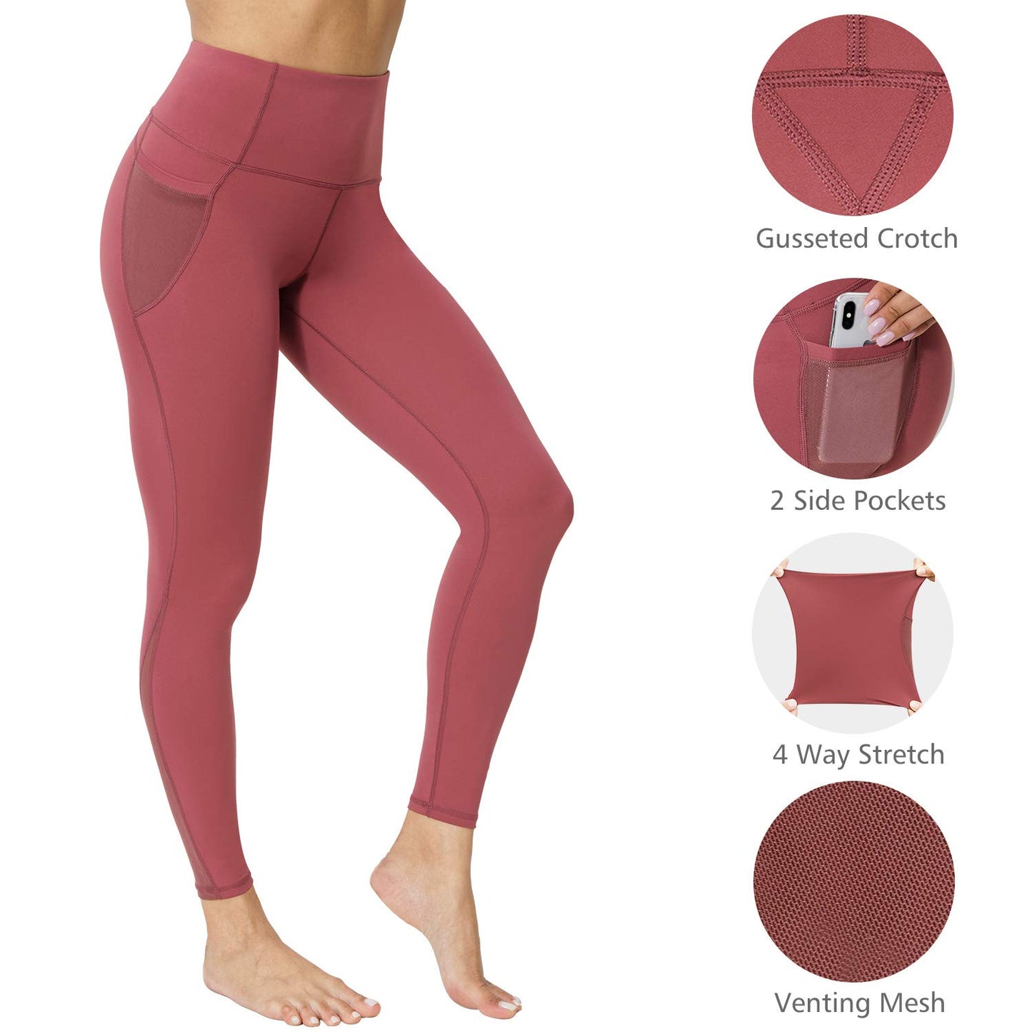 Sport Leggings for Women with Pockets – Comfortable for Yoga, Fitness & Running