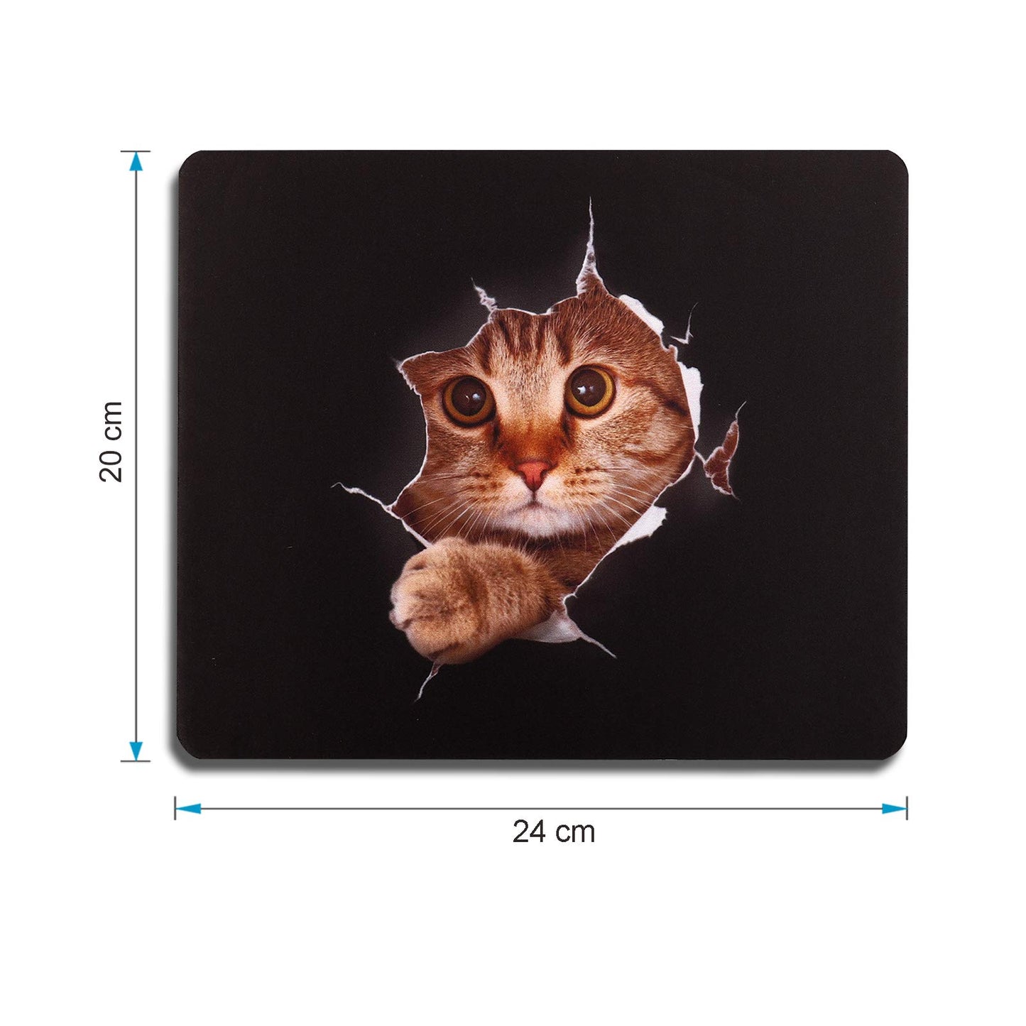 AOKSUNOVA Mauspad Office Mauspad Klein Niedliches Design 24 x 20 x 0,3 cm Mousepad mit Motiv (MF-174)