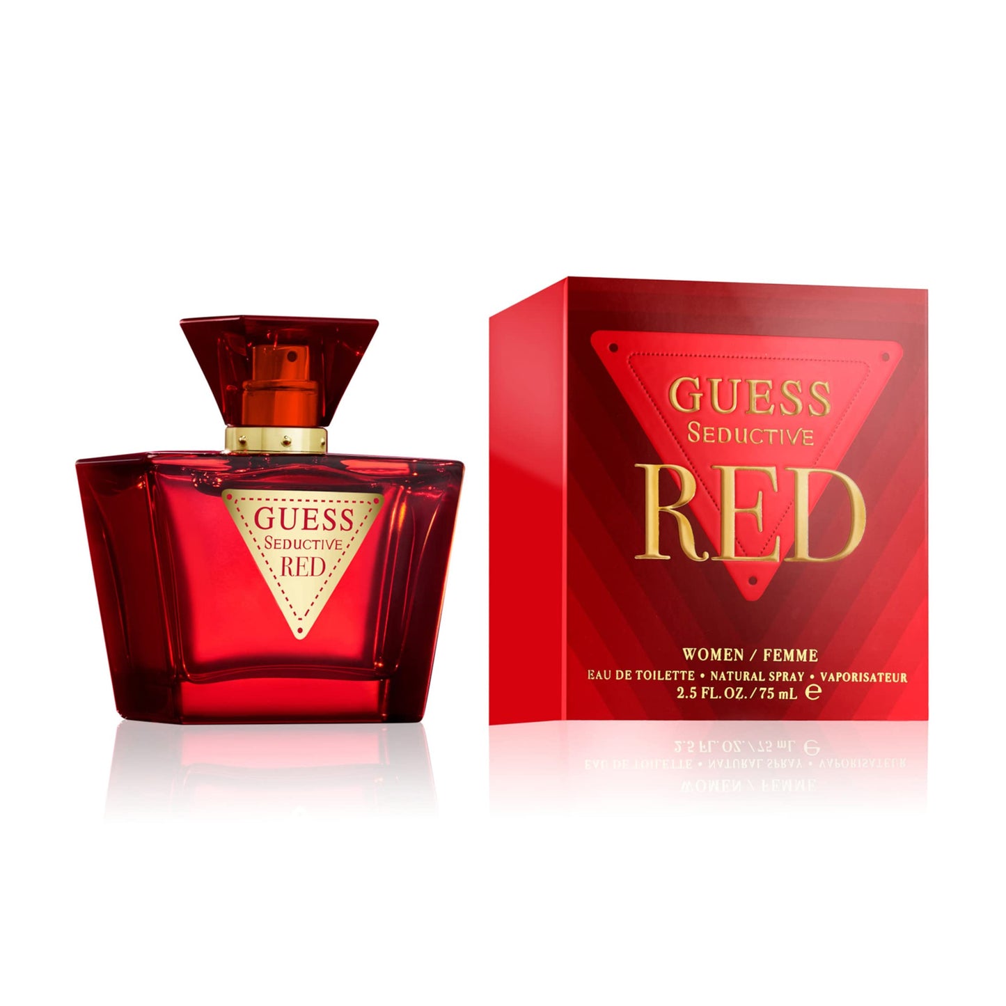 GUESS Seductive Red, Eau de Toilette für Damen, Blumig-Fruchtiger Gourmandduft, Sinnlicher Duft, Lang Anhaltend