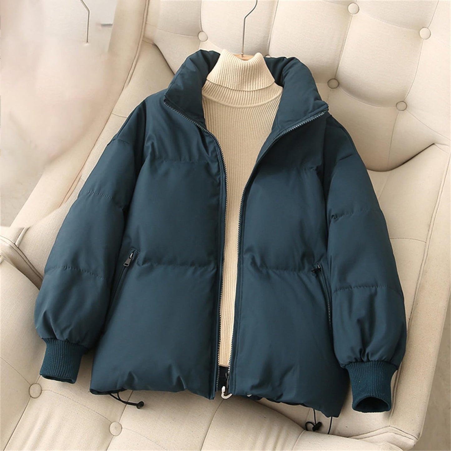 BOTCAM Women’s Puff Parka – Lightweight Puffer Winter Jacket