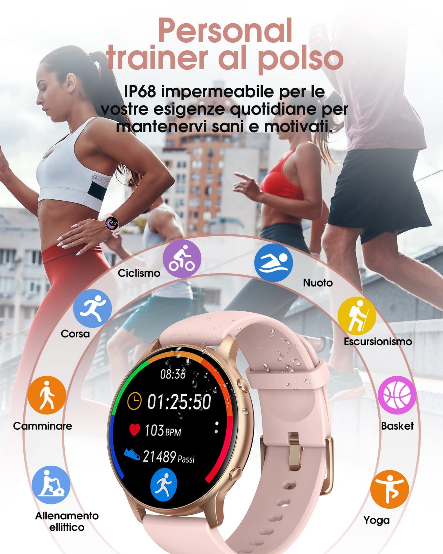 TUYOMA Smartwatch Herren mit Telefonfunktion - 1.91" Smart Watch IP68 Wasserdicht,24h Herzfrequenz, SpO2, Schlafmonitor,SchrittzäHler,112+ Sportarten,Spiele,Kompatibel mit Android IOS