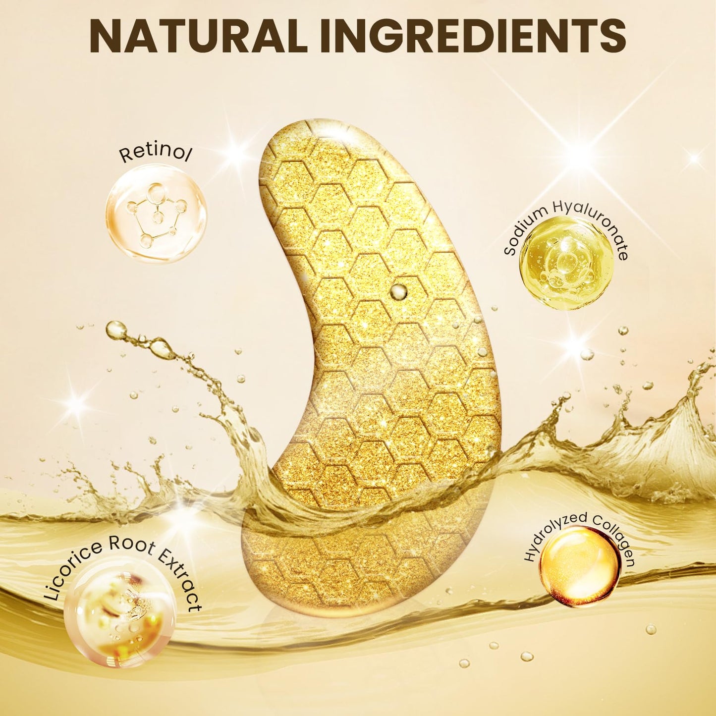 24K Gold Eye Patches – Anti-Aging & Hydrating Eye Mask