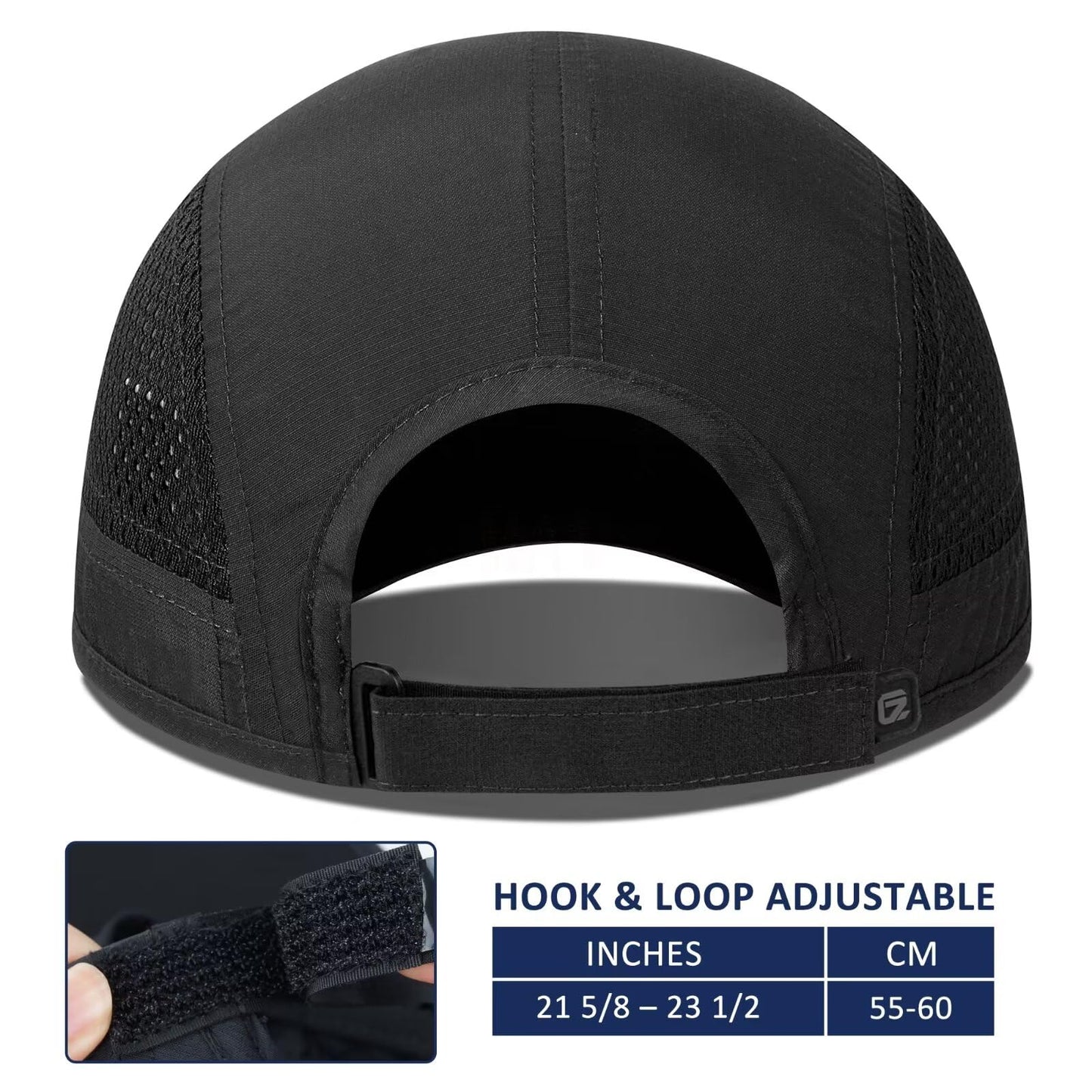 GADIEMKENSD Folding Outdoor Hat UPF 50+ Sun Protection Mesh Sport Hat