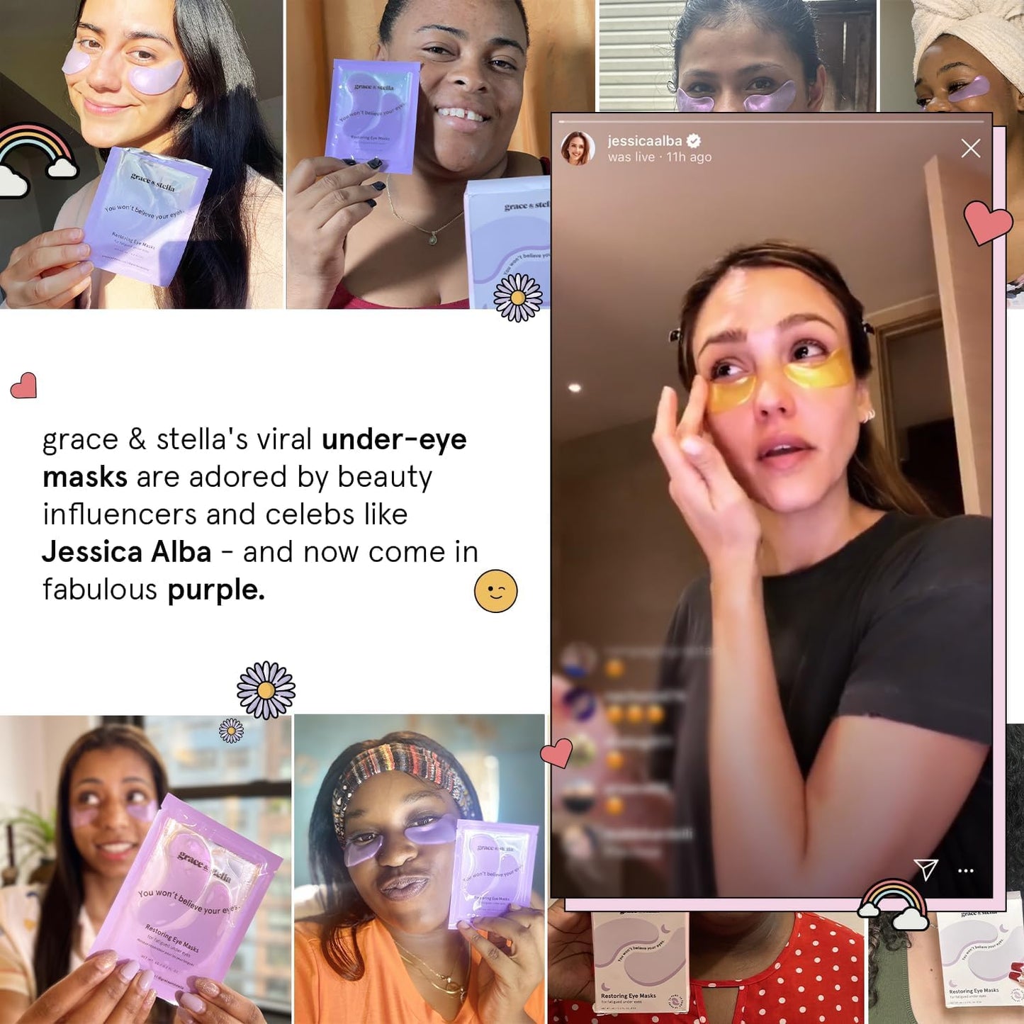 grace & stella Under Eye Patches Brighten & Rejuvenate