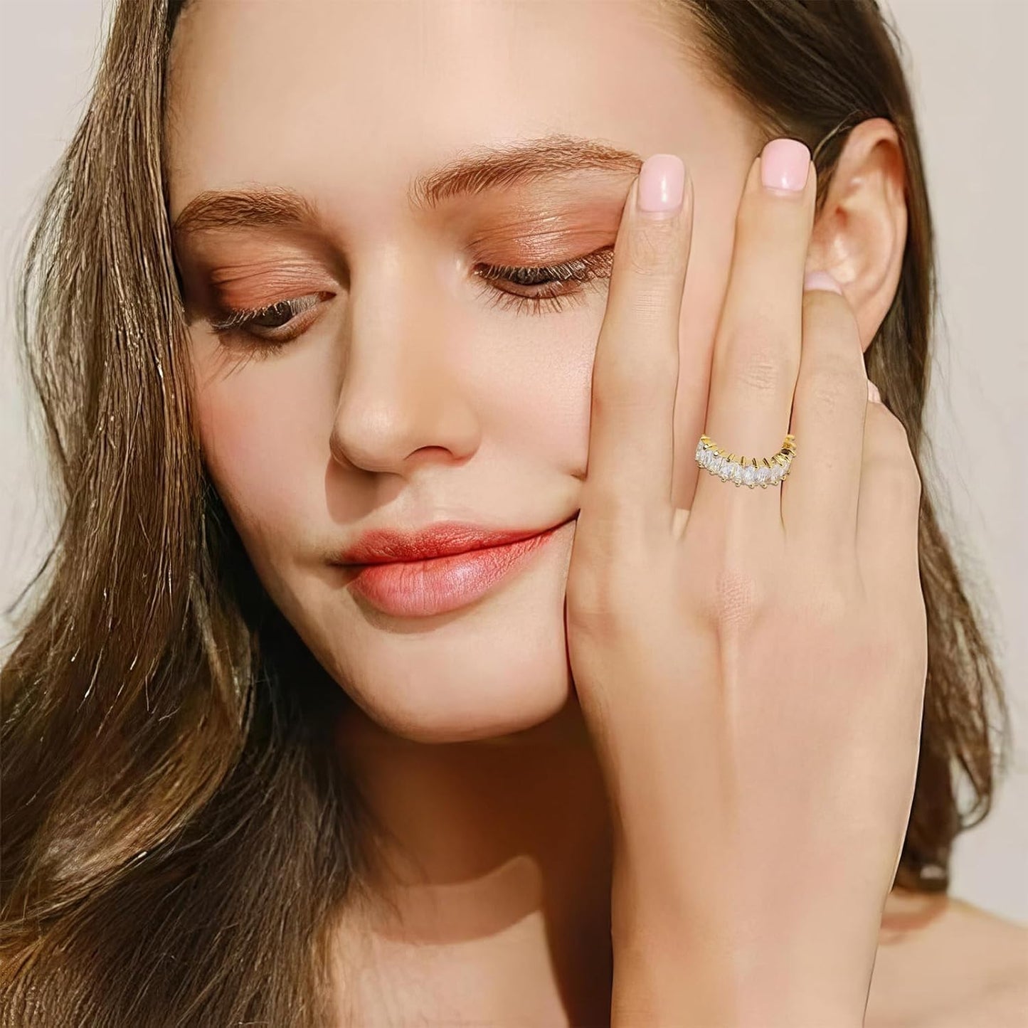 Gold Eternity Ring for Women