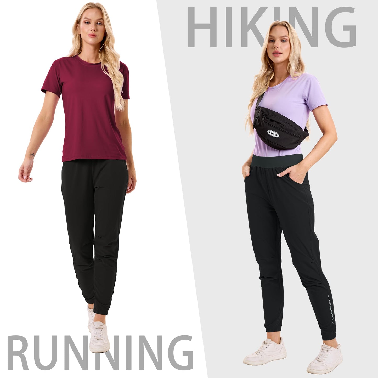 Women’s Jogging Pants – Athletic Sweatpants, Scrub Joggers for Workout