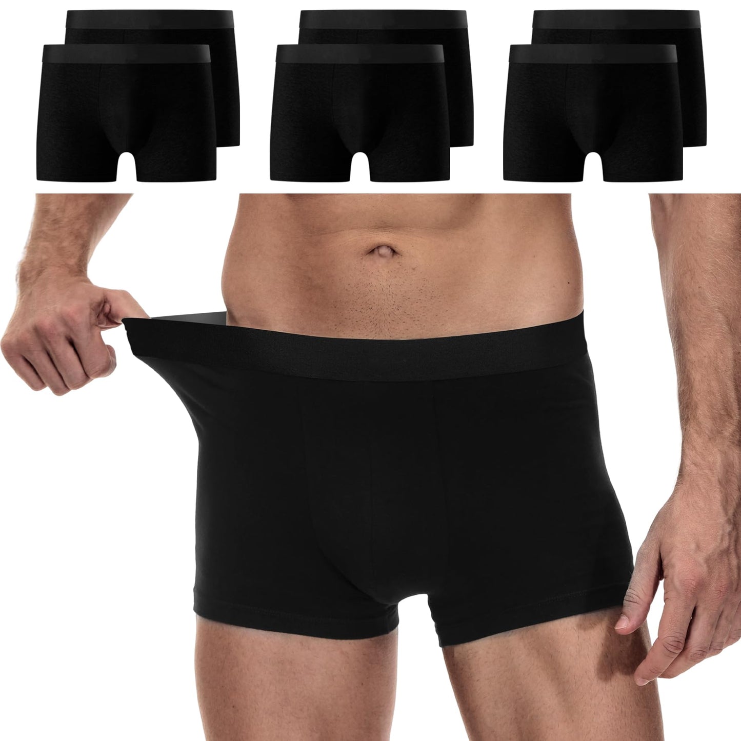 YouShow Men’s Boxer Shorts 6-Pack