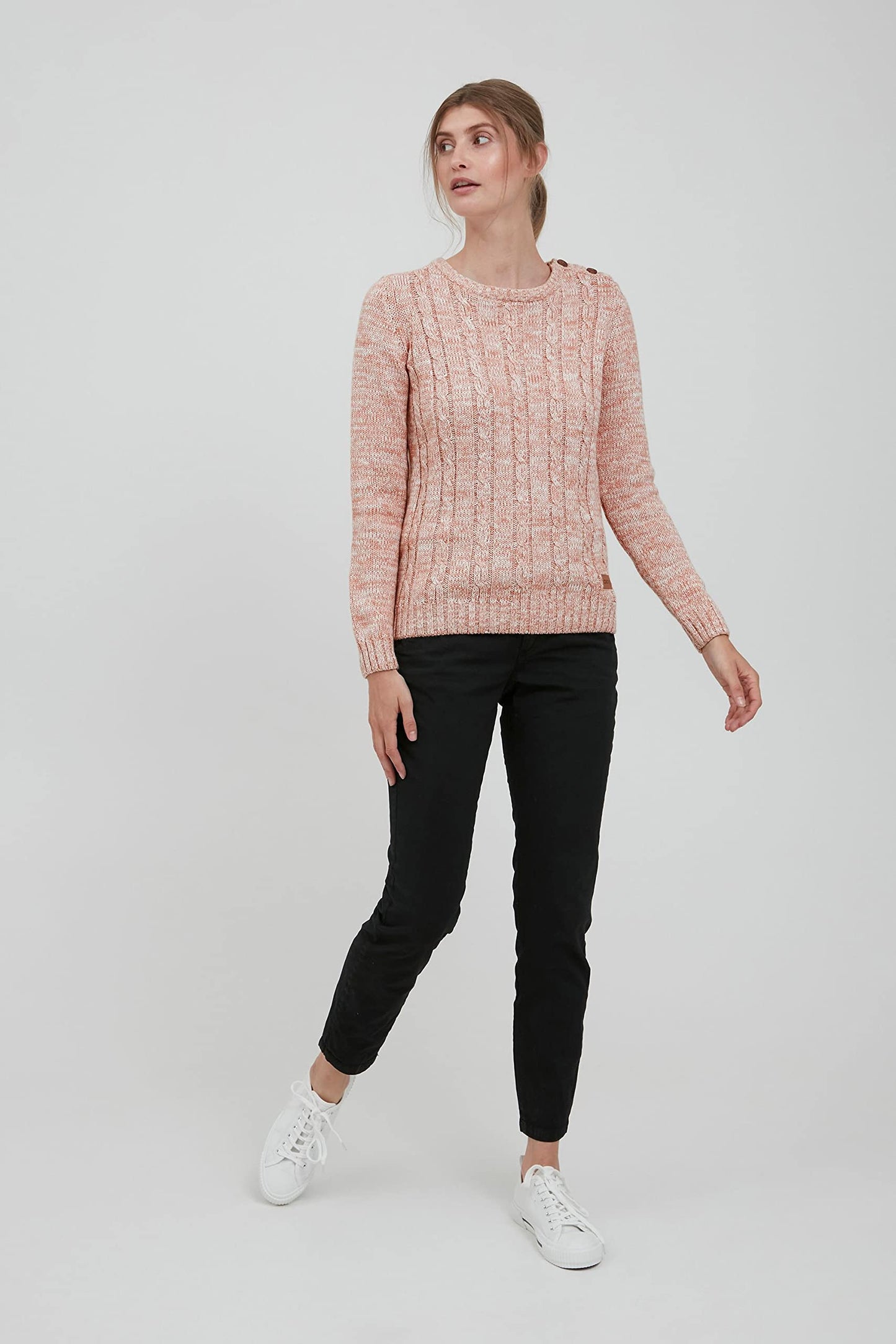 OXMO OXPhia Women’s Cable Knit Cotton Sweater