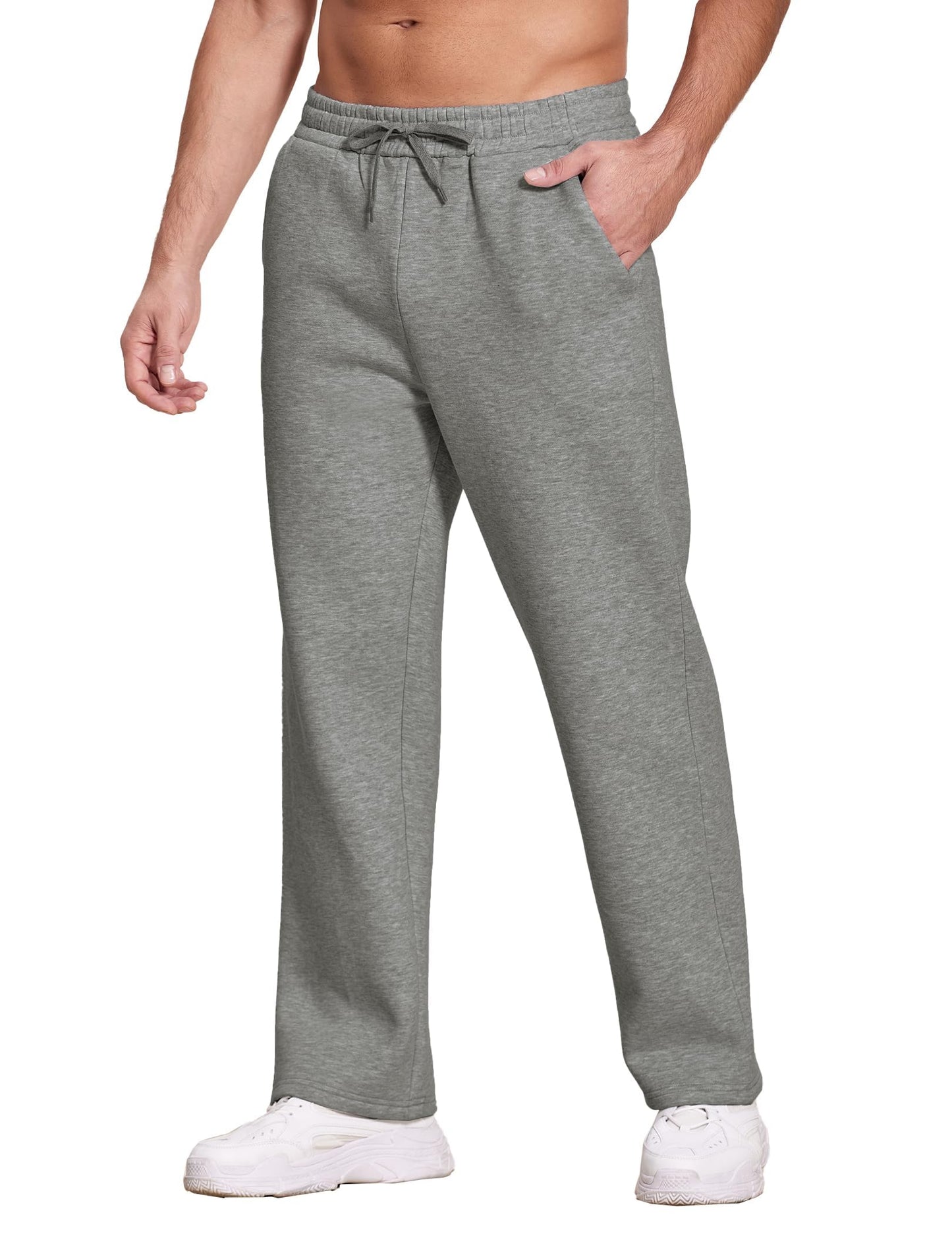 PINSPARK Men’s Winter Joggers – Fleece-Lined Sweatpants