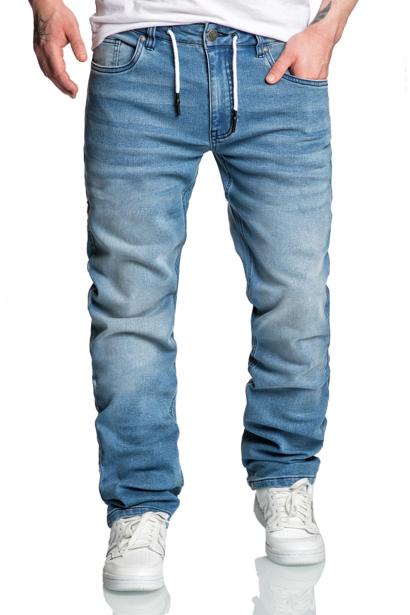 REPUBLIX Men’s Stretch Denim Sweat Jeans