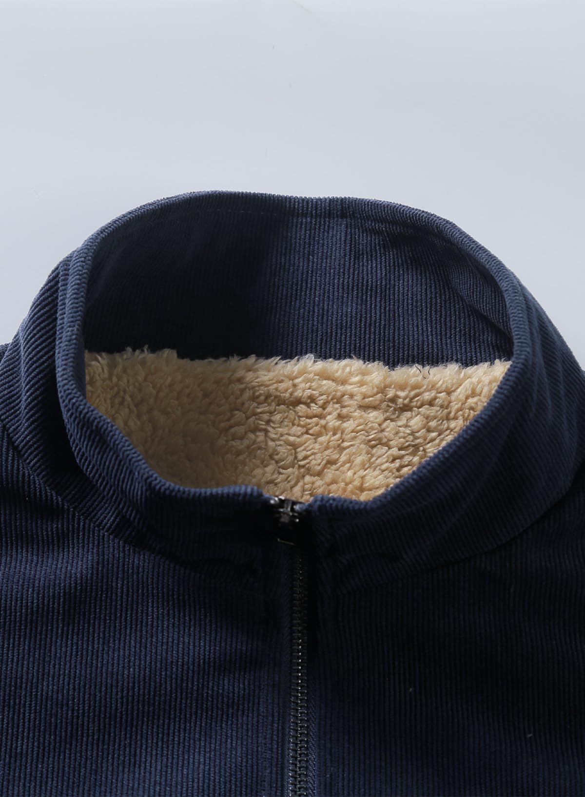 Men’s Corduroy Jacket – Fleece-Lined Winter Coat
