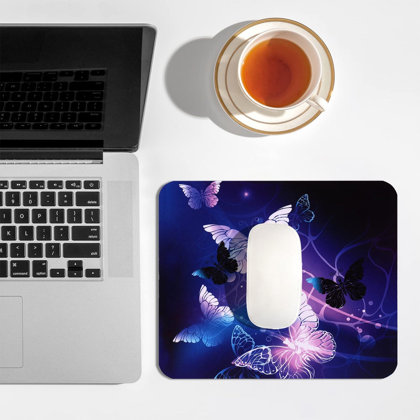 AOKSUNOVA Mauspad Office Mauspad Klein Niedliches Design 24 x 20 x 0,3 cm Mousepad mit Motiv (MF-174)