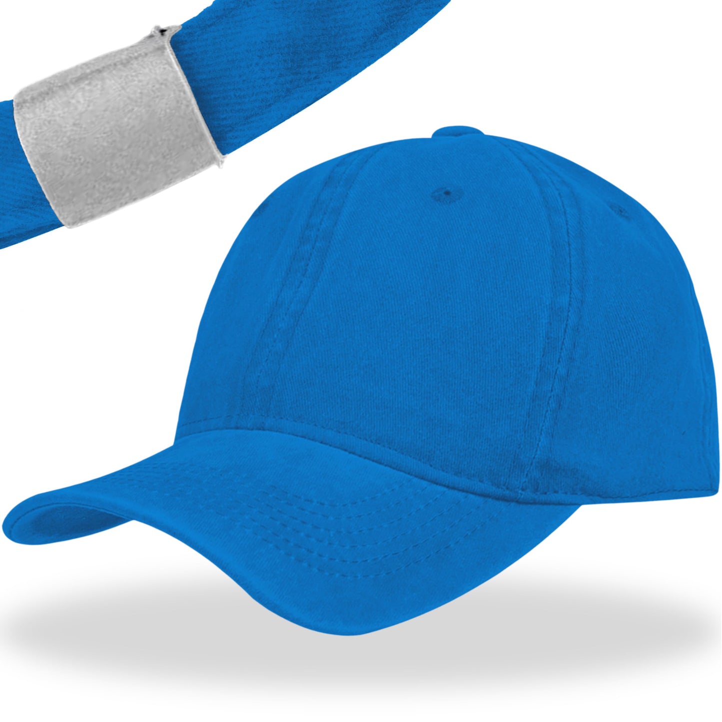 Herren Baseball Cap Kappe Baseball Cap Mütze Hut 100% Baumwolle Schirmkappe 6P