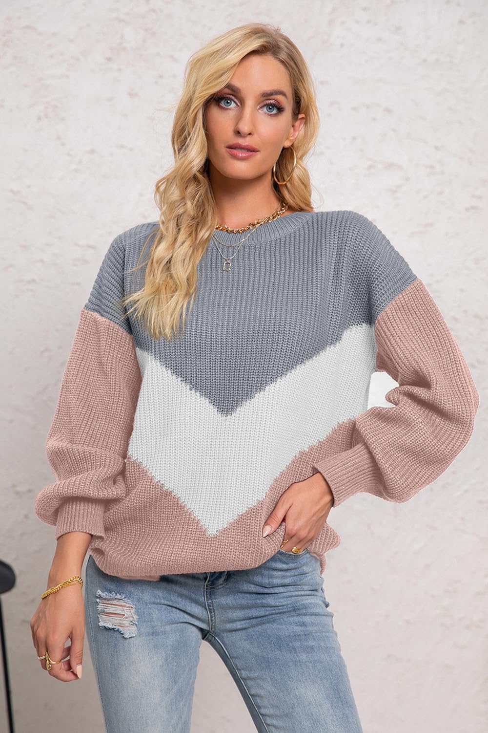 Women’s Colorblock Knit Sweater