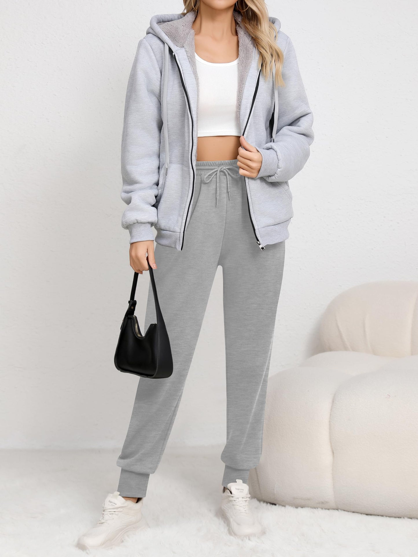 Missufe Women’s High Waist Jogging Sweatpants