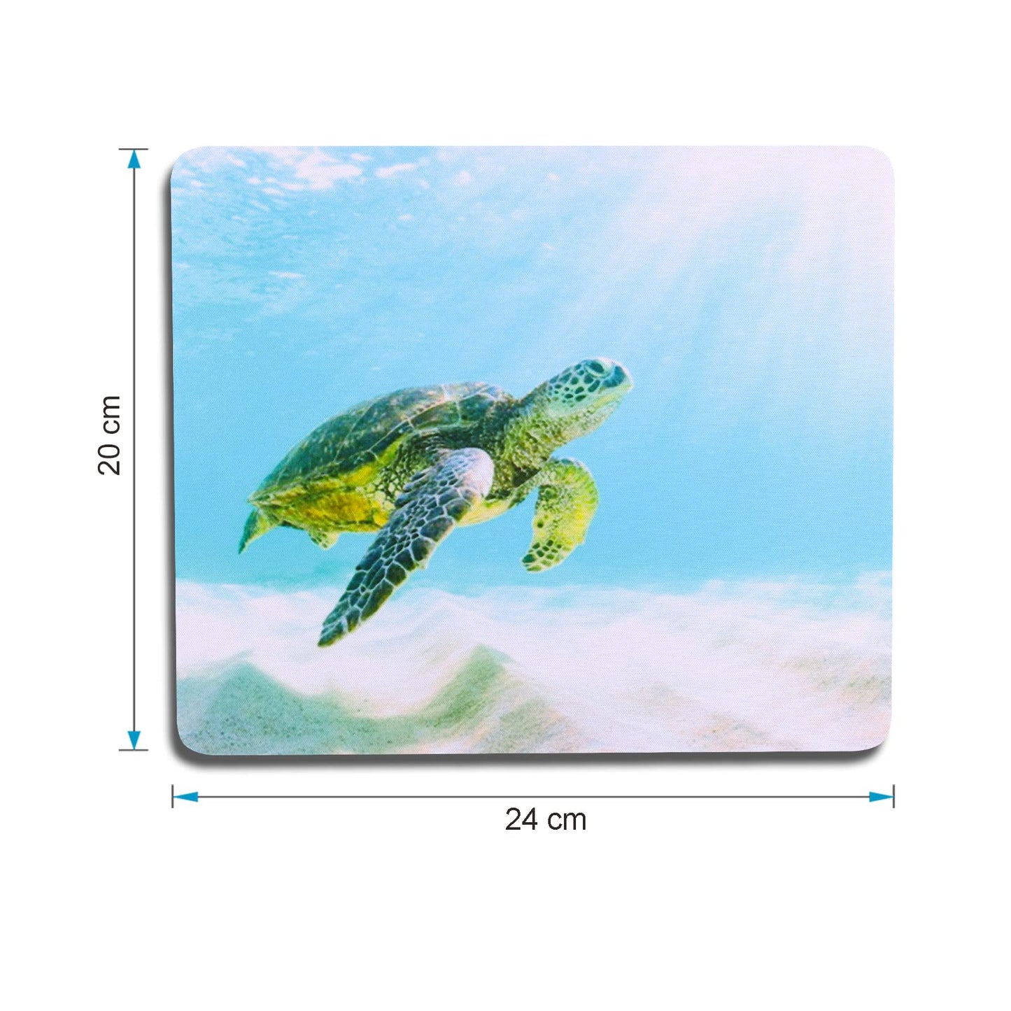 AOKSUNOVA Mauspad Office Mauspad Klein Niedliches Design 24 x 20 x 0,3 cm Mousepad mit Motiv (MF-174)