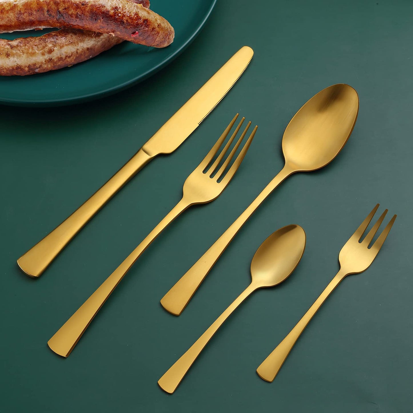 Bestdin Besteck Set 6 Personen, 30 teilig Edelstahl Besteckset, Essbesteck Set mit Messer Gabel Löffel, Hochwertiges Edelstahlbesteck, Spülmaschinenfest.