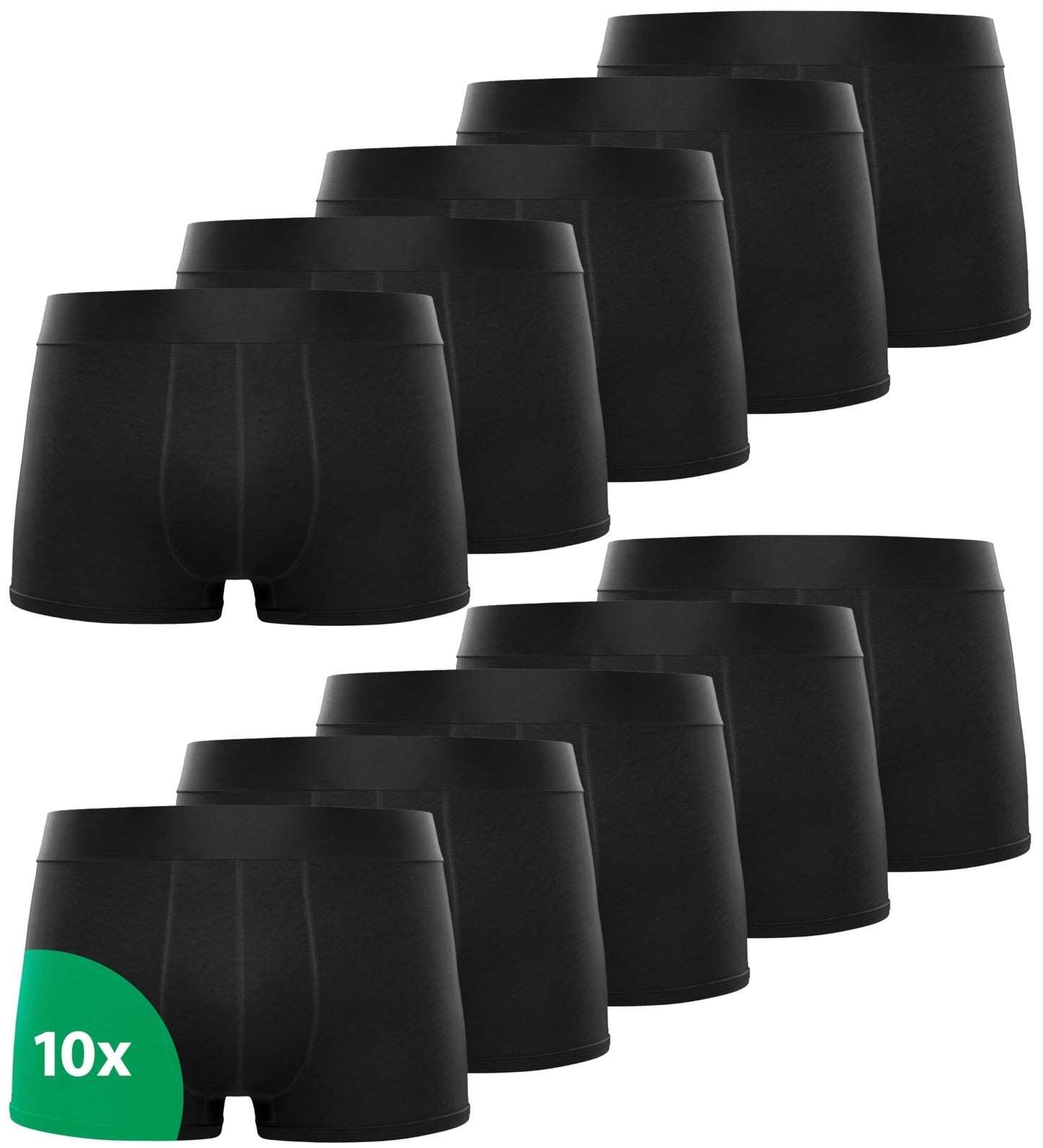 Kemes Men’s 10-Pack Cotton Boxer Shorts