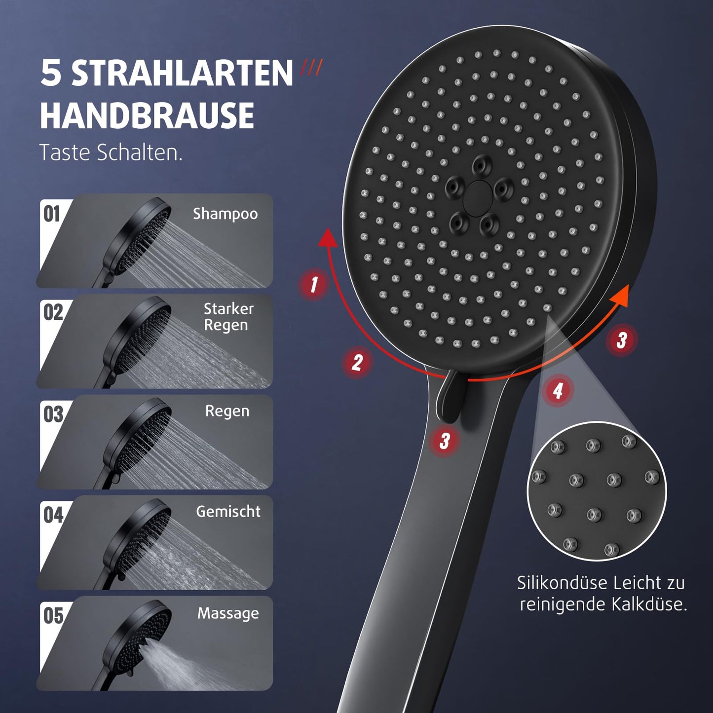 Rainsworth Thermostatic Shower System Round Rain Shower Set