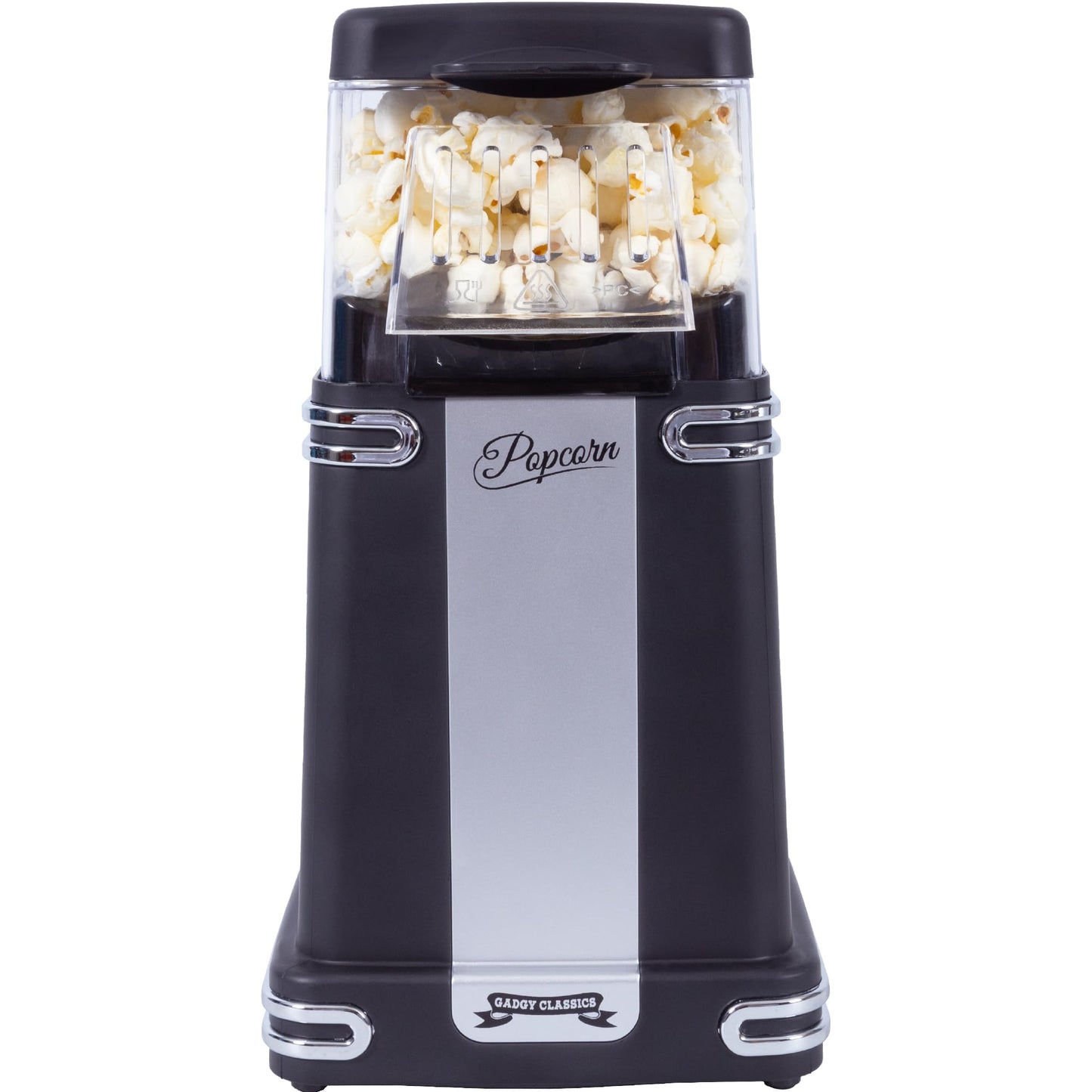 Gadgy Popcorn Maschine groß - Retro Popcorn Maker 5 L - Popcorn Maker mit Antihaftbeschichtung und abnehmbarer Heizfläche - Popkorn Maschine rot - Popcornmaschine 800W - Popcorn machine