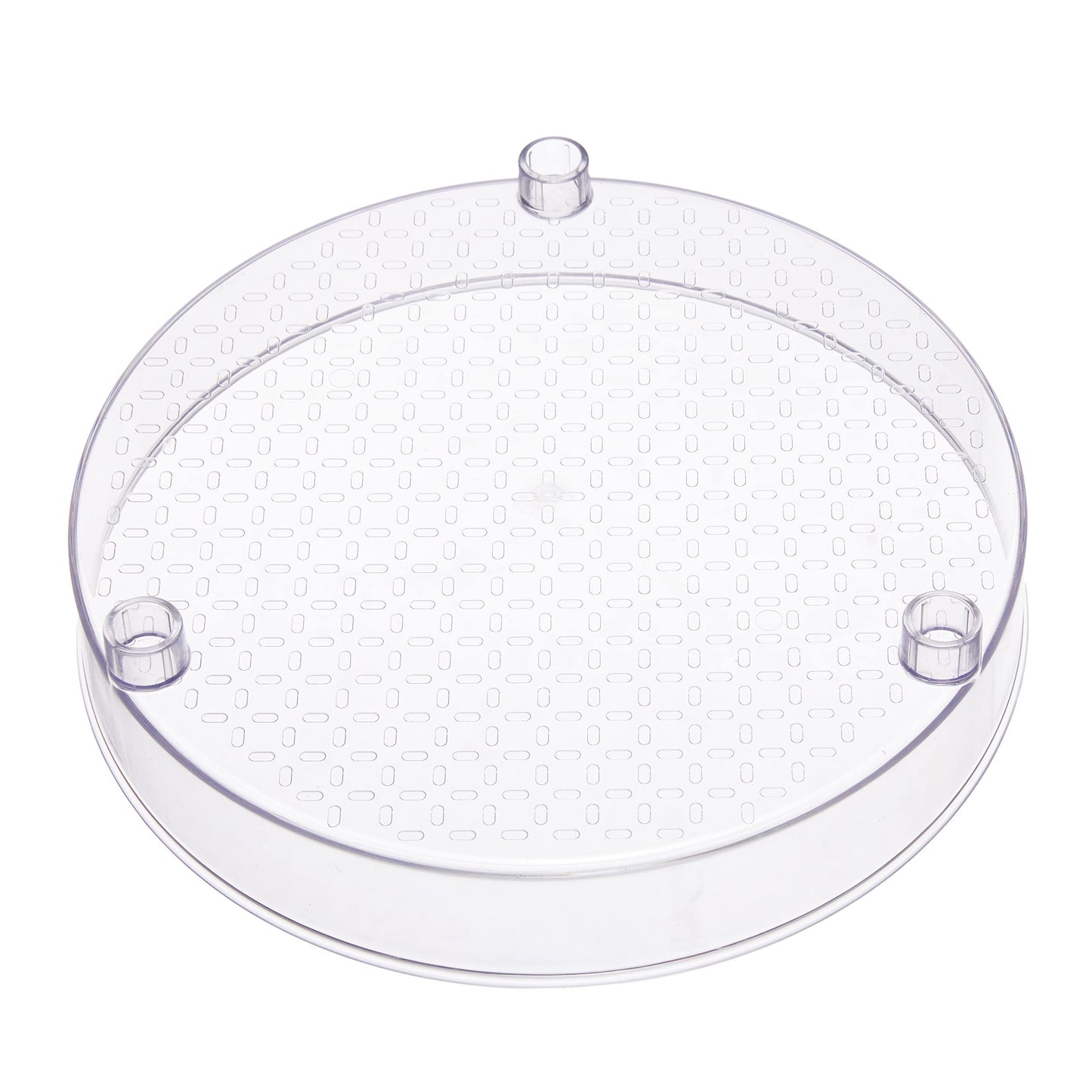 Drehregal Lazy Susan, 2 Ebenen, transparent, Organizer, 22,9 cm