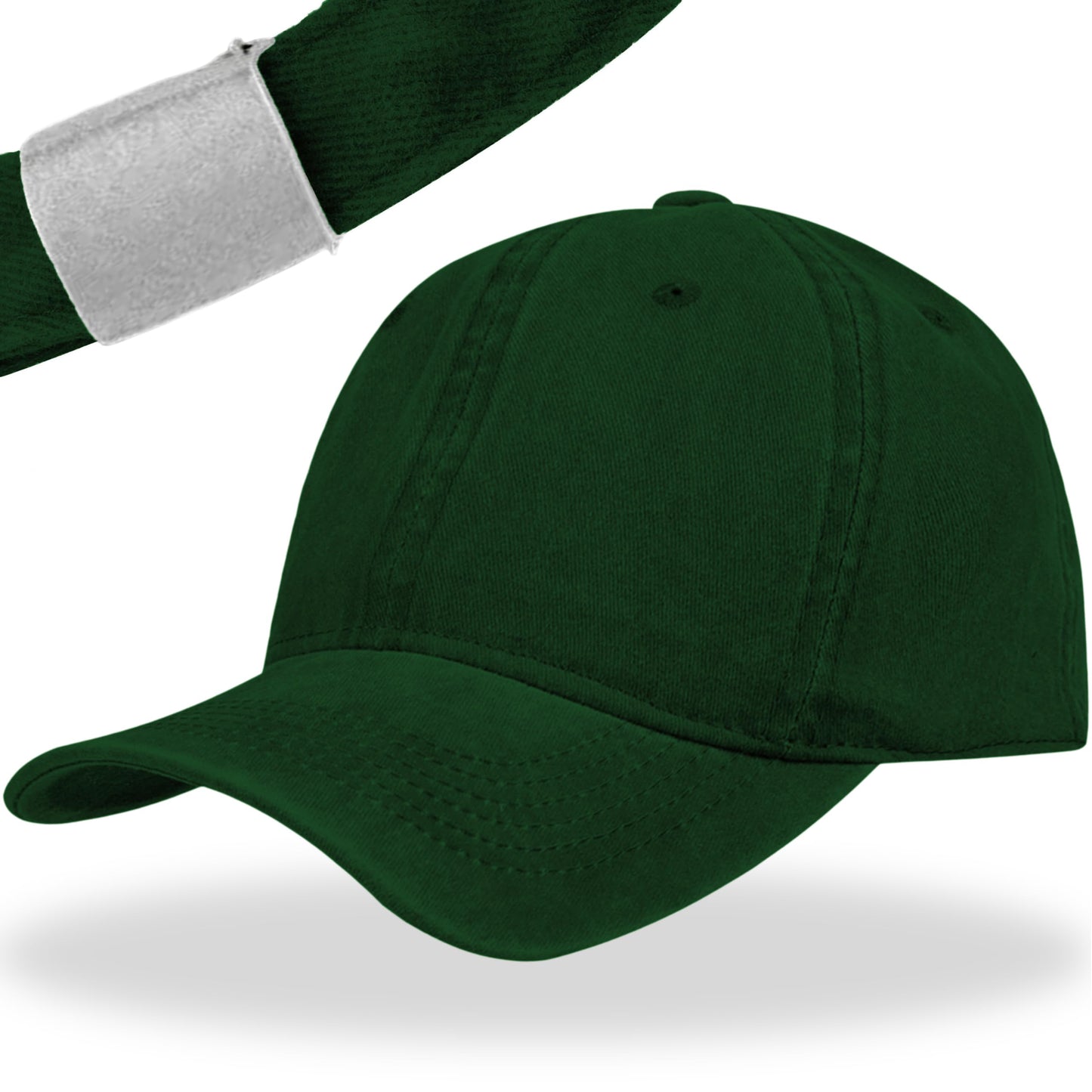 Herren Baseball Cap Kappe Baseball Cap Mütze Hut 100% Baumwolle Schirmkappe 6P