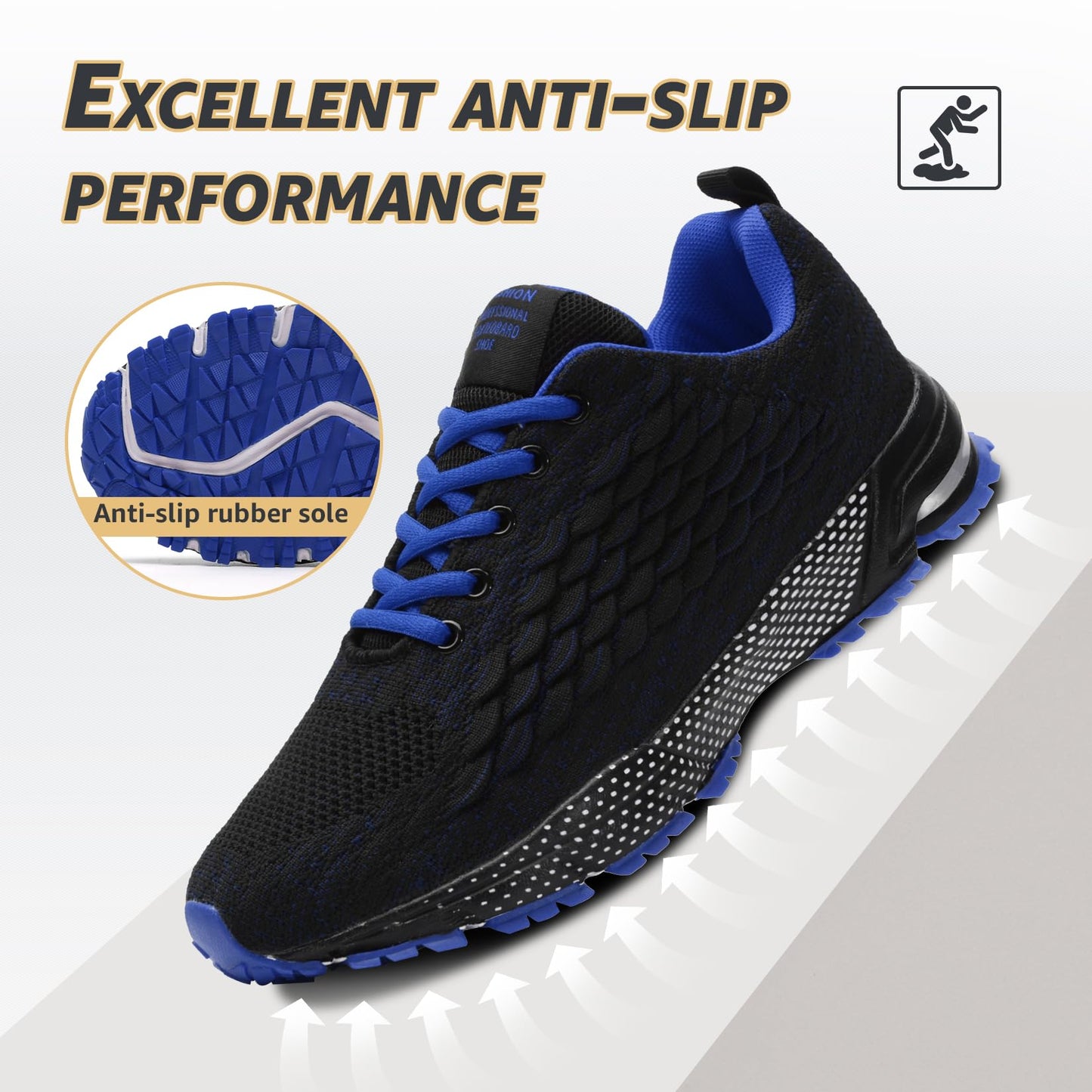 ASHION Men’s Running Shoes – Lightweight Breathable Sneakers