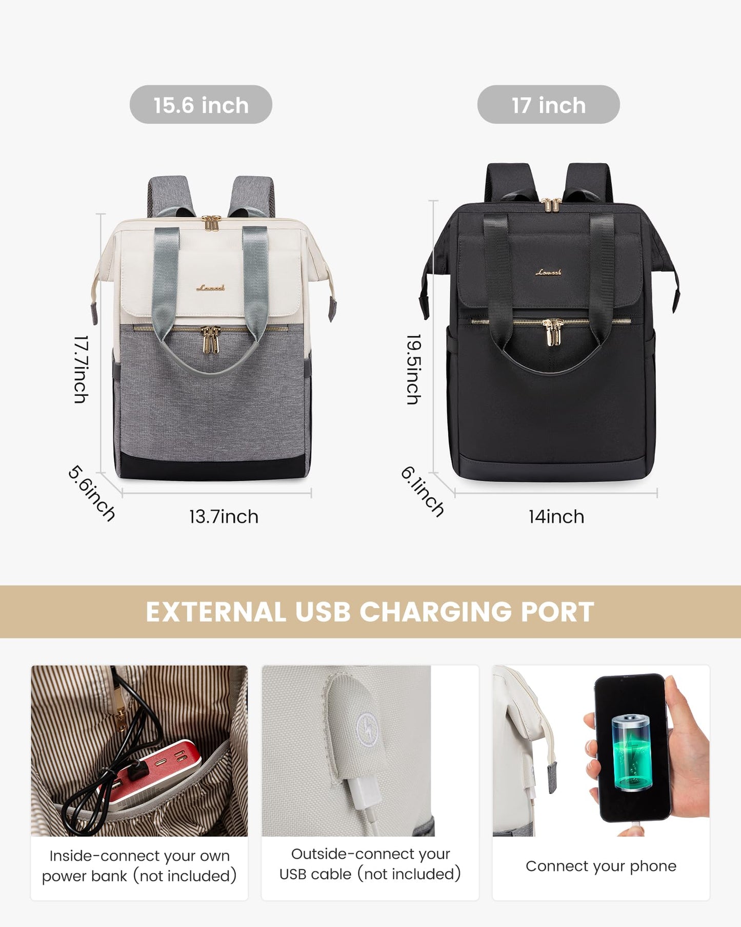 LOVEVOOK Women’s Laptop Backpack