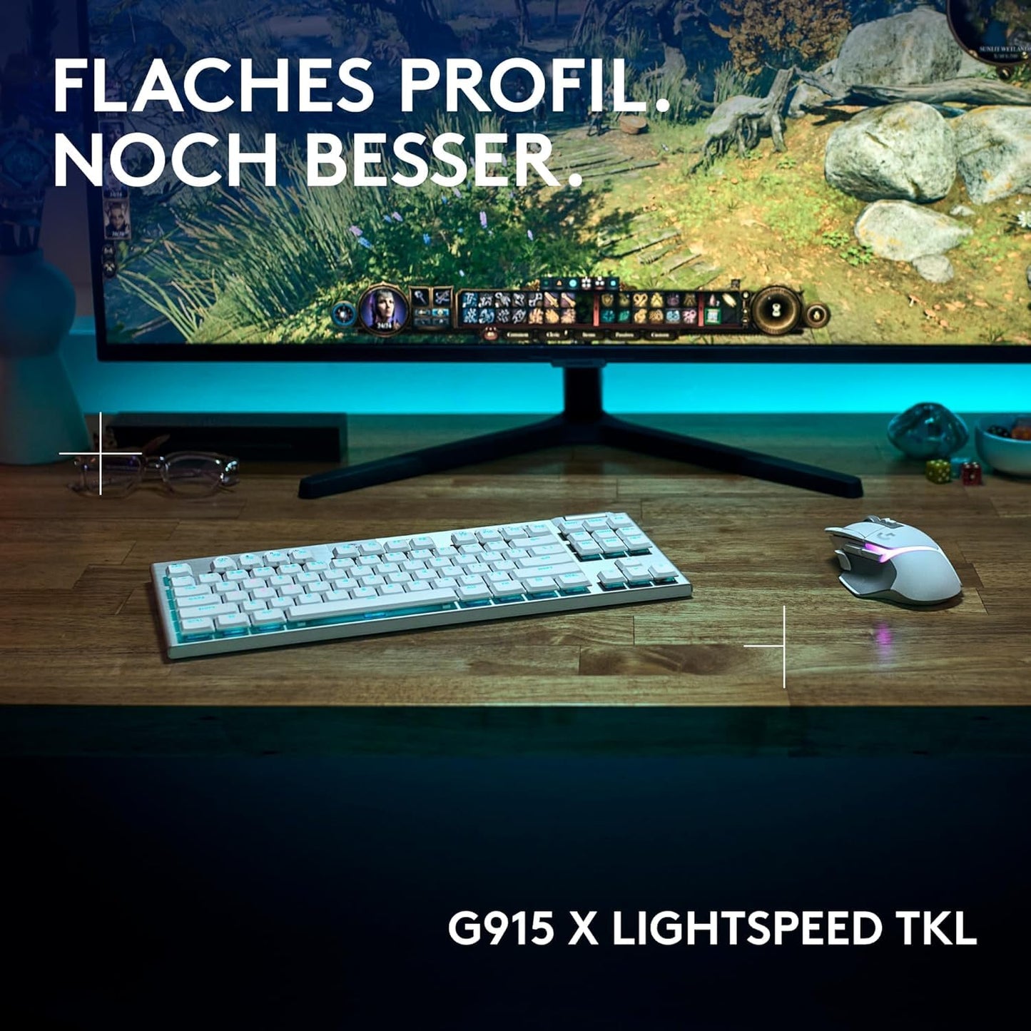 Logitech G502 X Kabelgebundene Gaming-Maus - LIGHTFORCE Hybrid optisch-mechanische Primärschalter, HERO 25K Gaming-Sensor, Kompatibel PC - macOS/Windows - Weiß