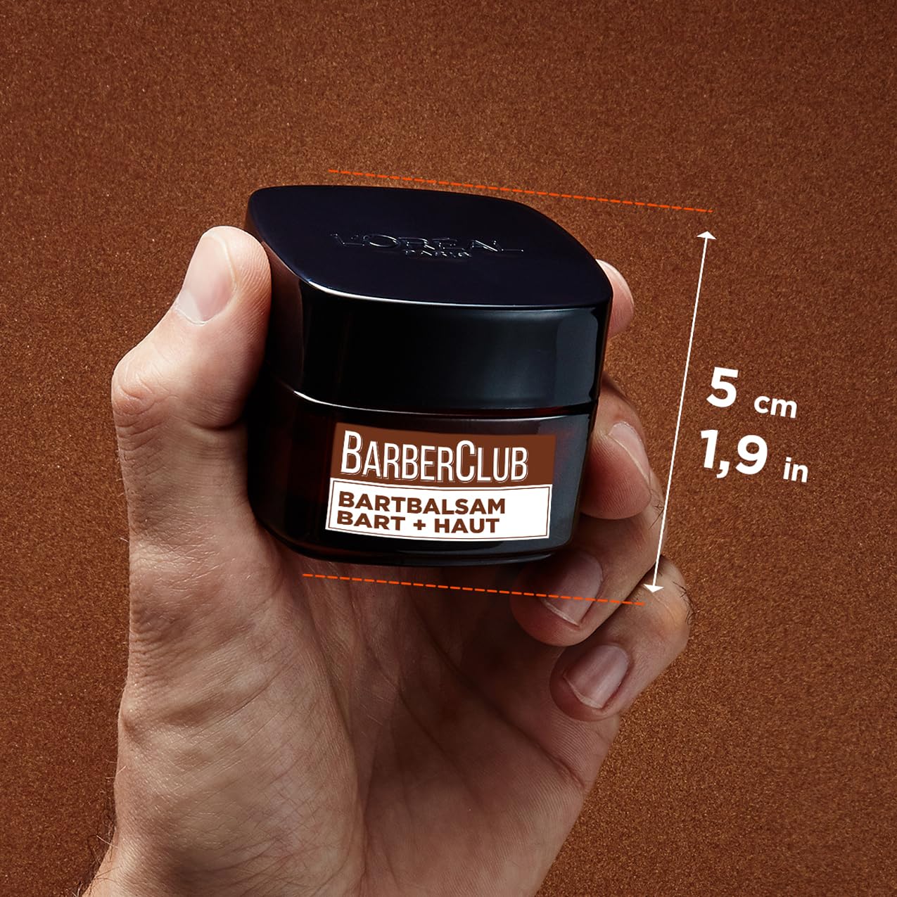 L'Oréal Men Expert Bartbalsam Bart + Haut für Männer, Unterstützung beim gesunden Bartwachstum, Bartpflege für Herren mit ätherischem Zedernholzöl, Barber Club, 1 x 50 ml