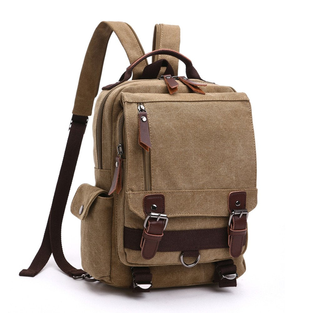 LOSMILE Vintage Canvas Backpack for Men & Women